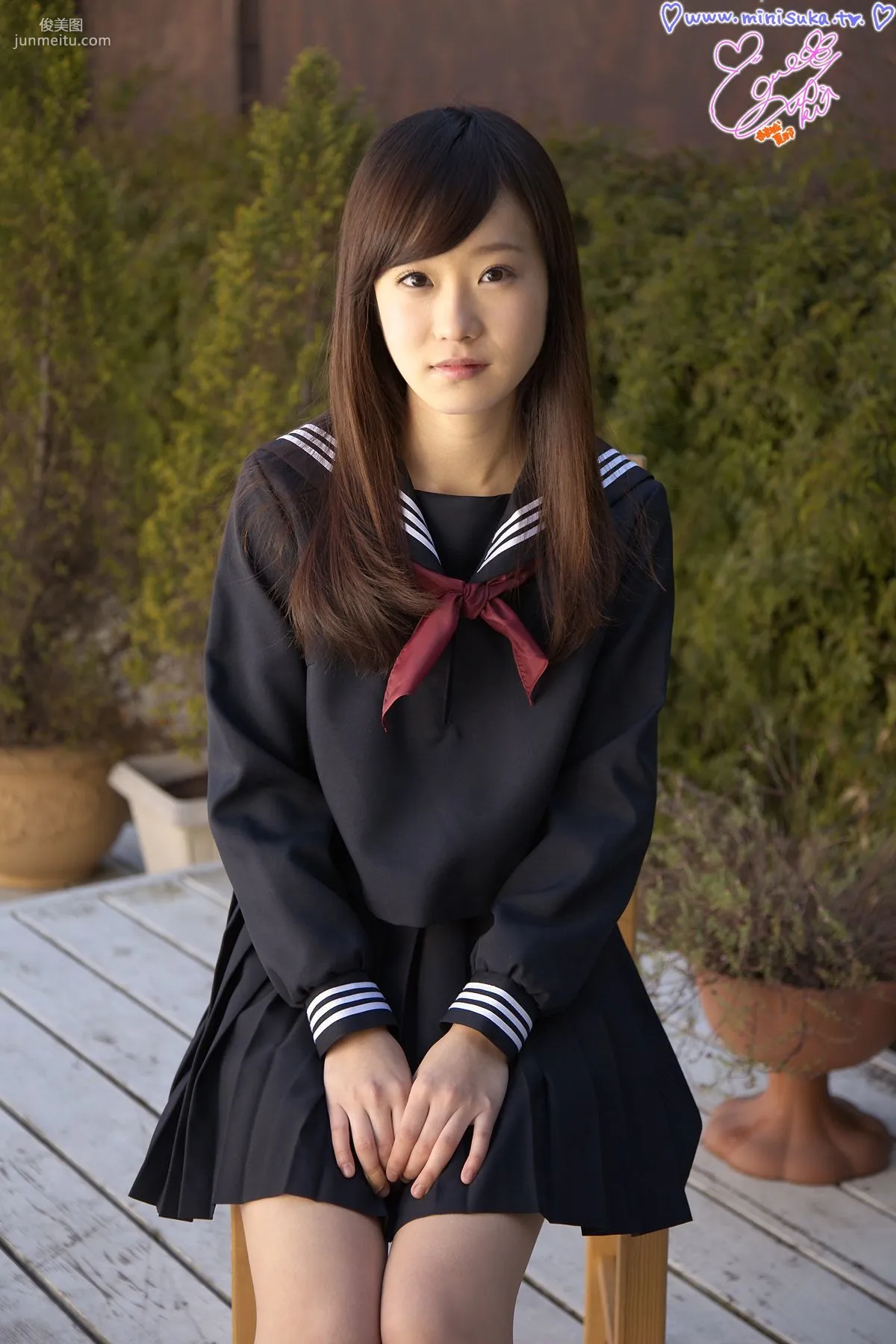 [Minisuka.tv] 結城夏那 第十部 現役女子高生 寫真集 44
