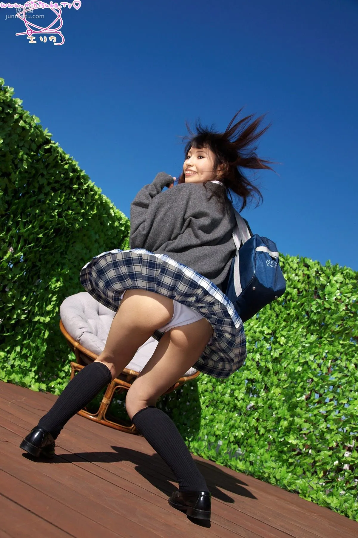 壽エリカ/壽繪裡香 Erika 現役女子高生 [Minisuka.tv] 寫真集 13