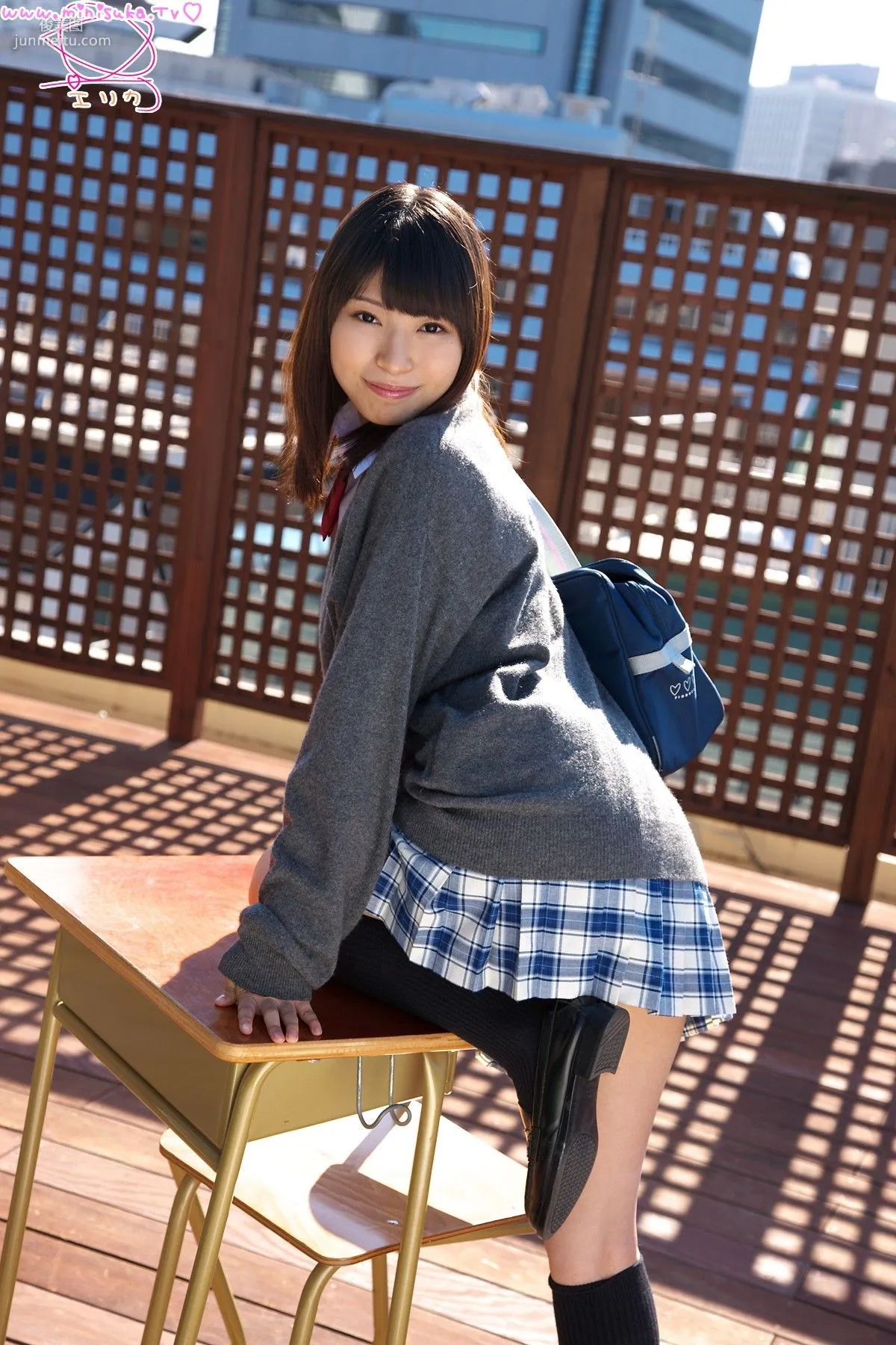 壽エリカ/壽繪裡香 Erika 現役女子高生 [Minisuka.tv] 寫真集 53