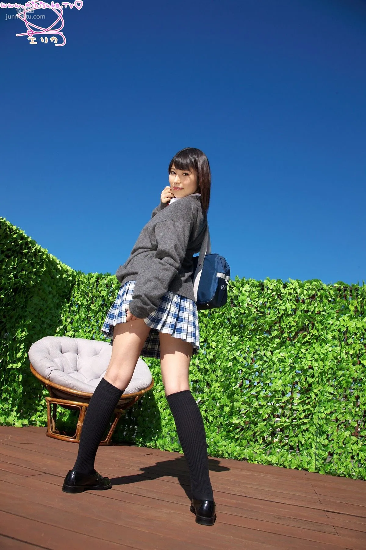 壽エリカ/壽繪裡香 Erika 現役女子高生 [Minisuka.tv] 寫真集 12