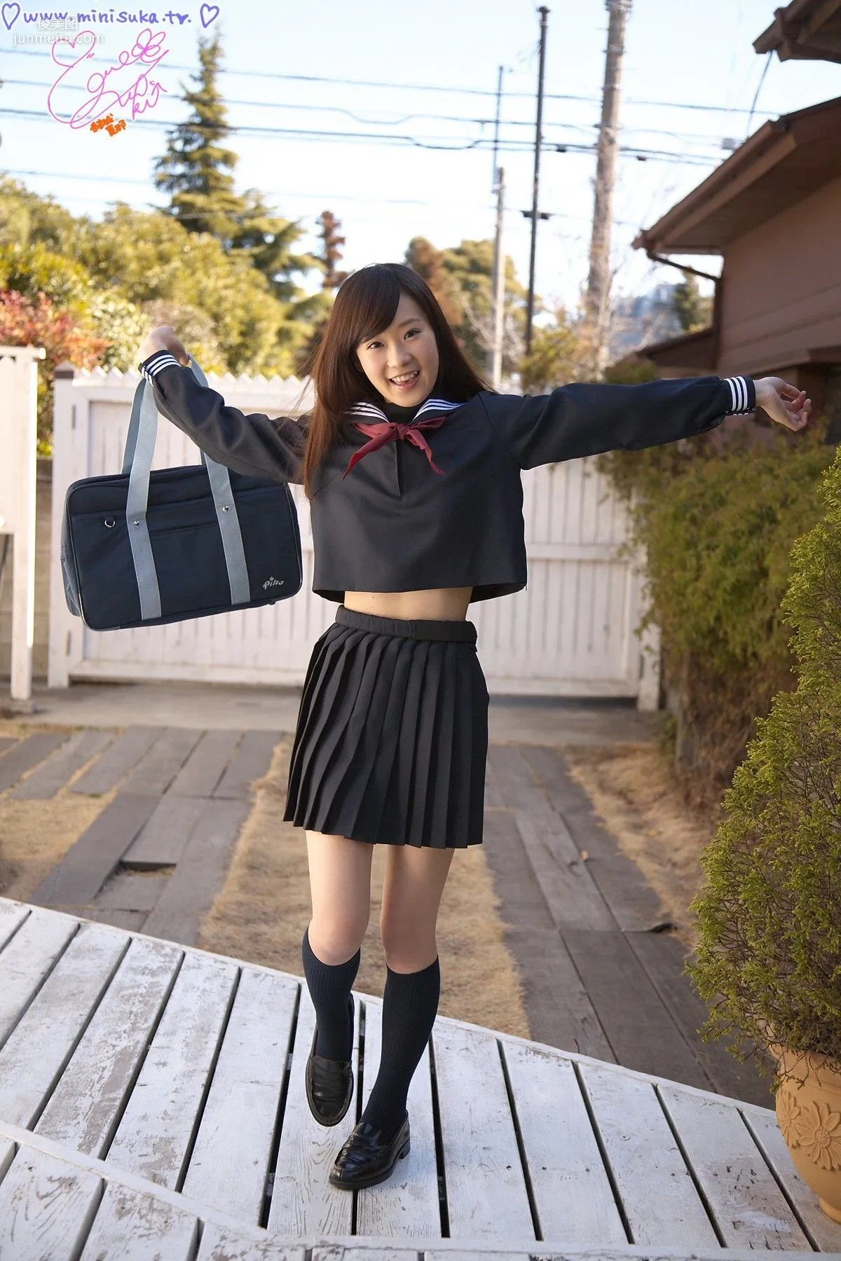 [Minisuka.tv] 結城夏那 第十部 現役女子高生 寫真集 83