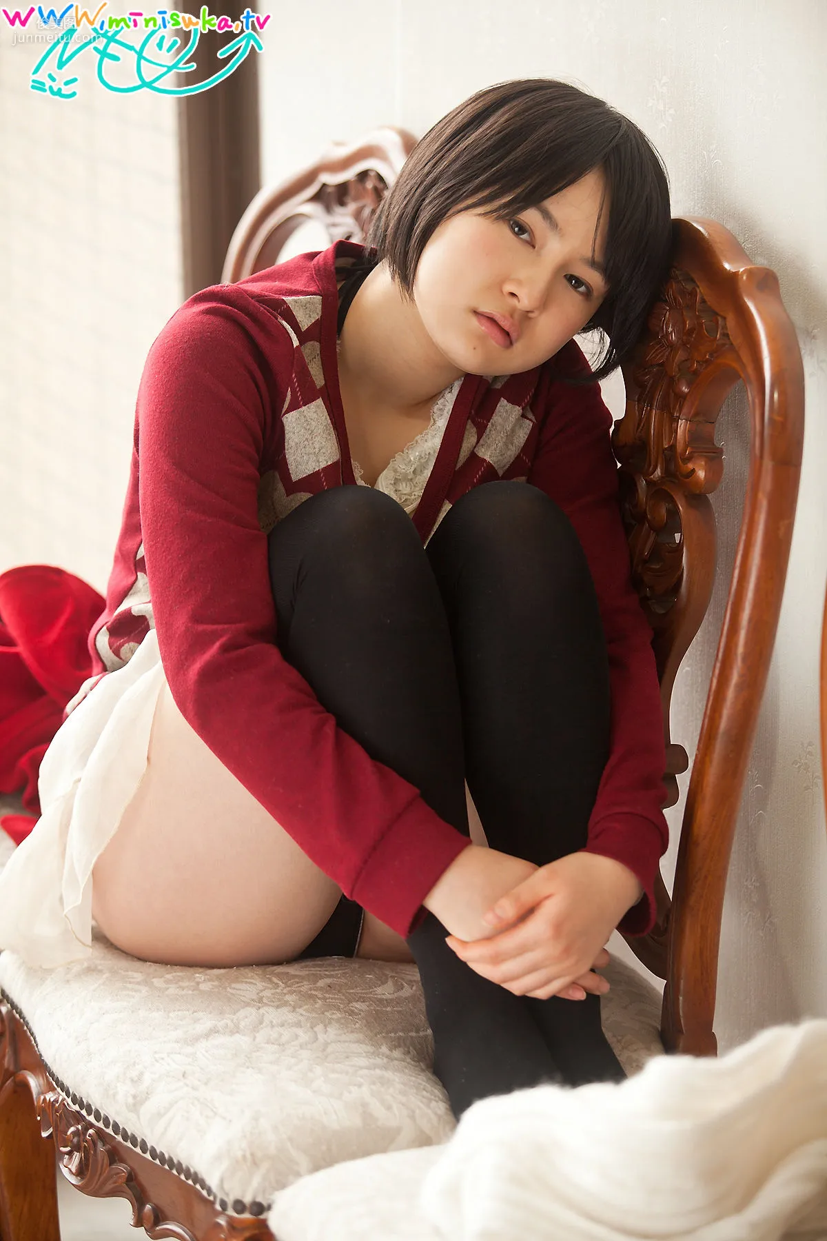 美栀奈緒 Nao Misaki [Minisuka.tv] Premium Gallery 寫真集 34
