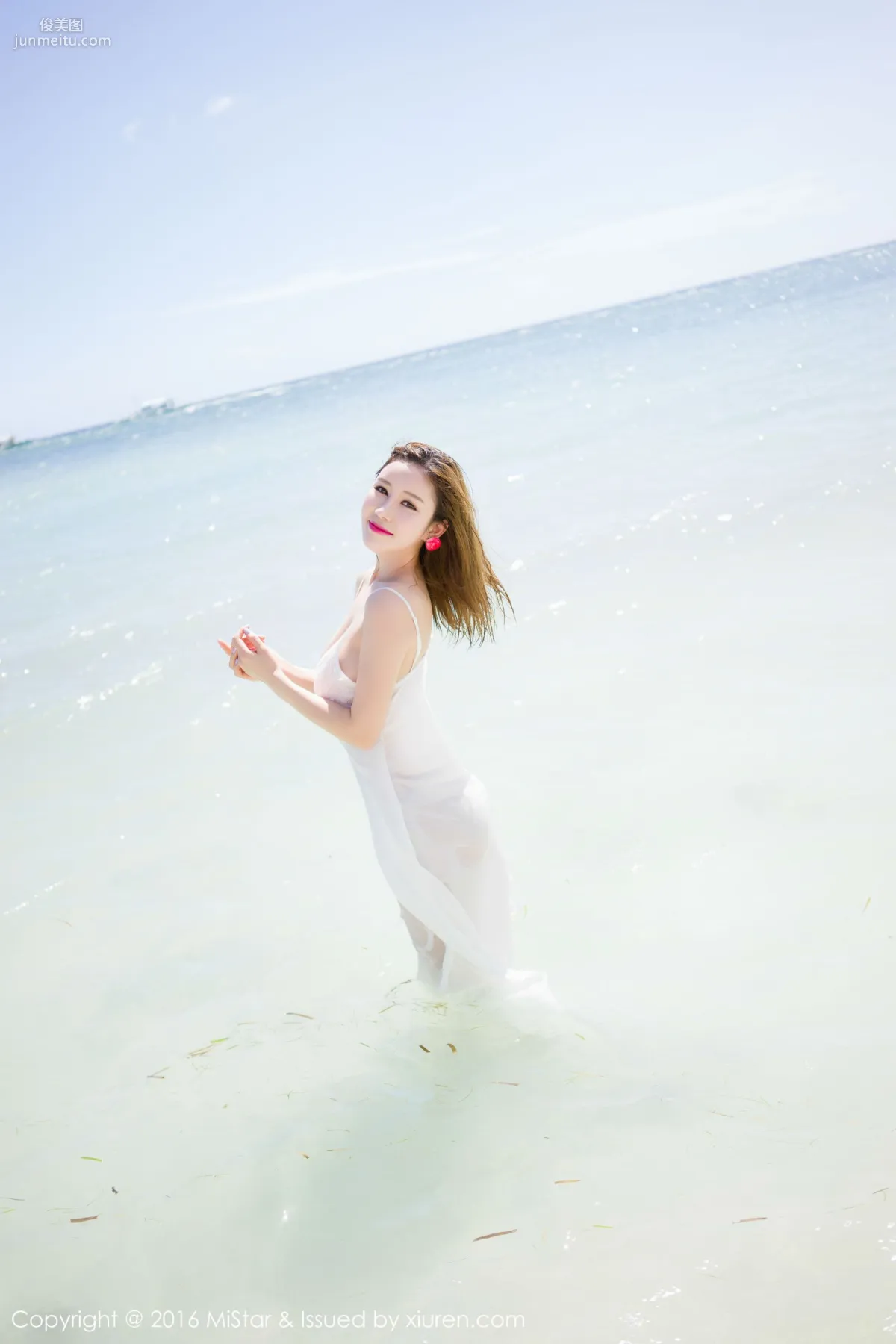 于姬Una《海灘長裙+死庫水》 [魅妍社MiStar] Vol.056 寫真集 7