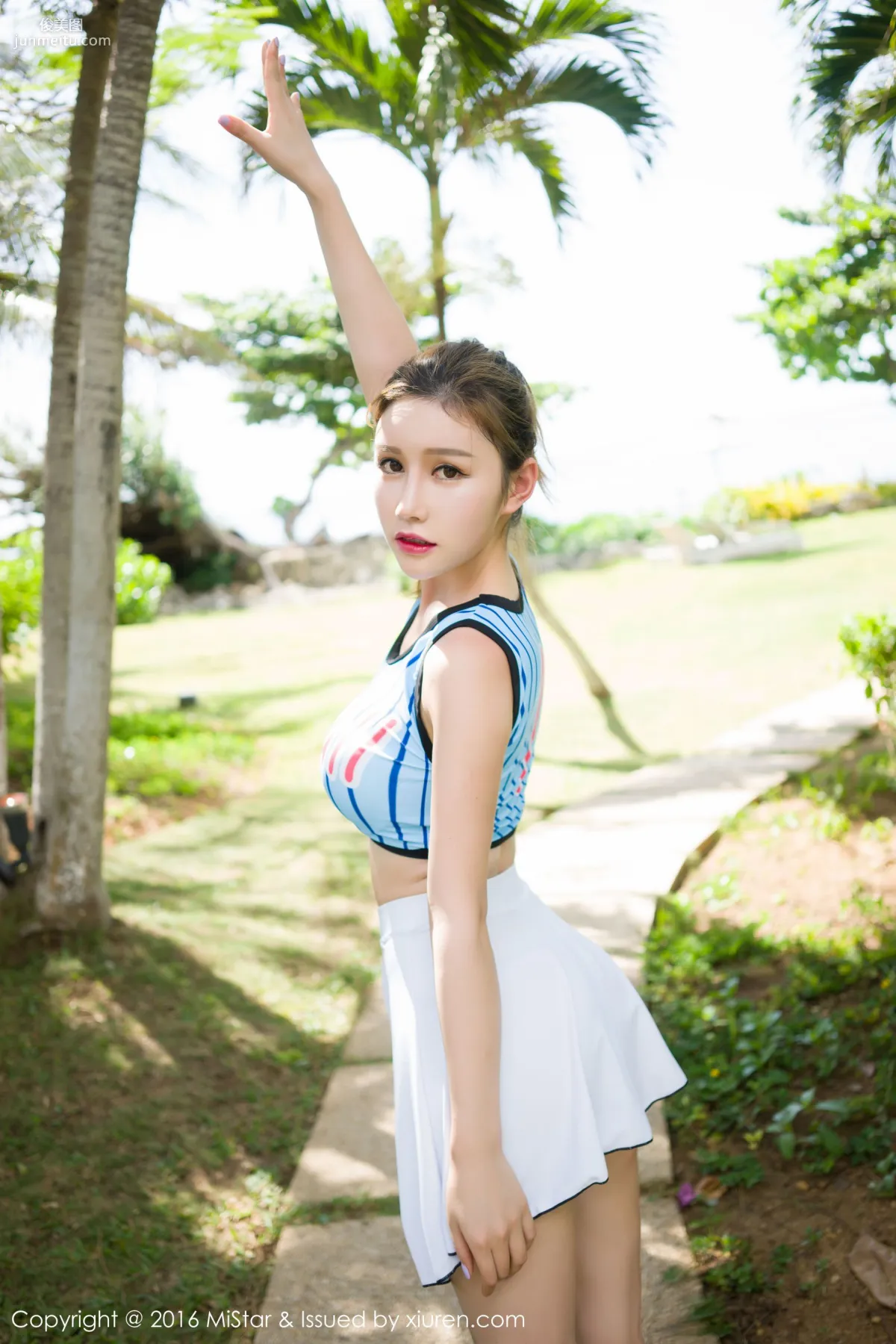 于姬Una《薄荷島旅拍》濕身+海邊 [魅妍社MiStar] Vol.069 寫真集 2