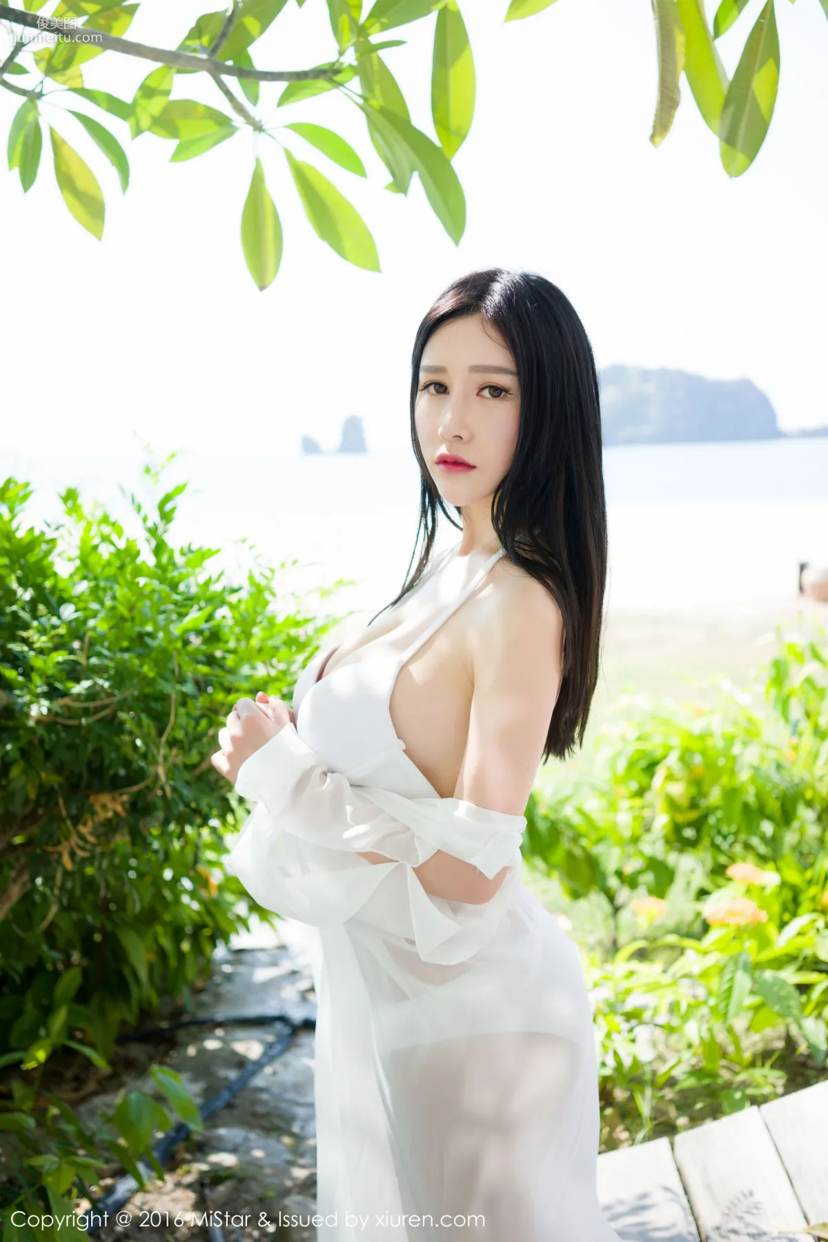 于姬Una《蘭卡威旅拍》蕾絲女神 [魅妍社MiStar] Vol.074 寫真集 32