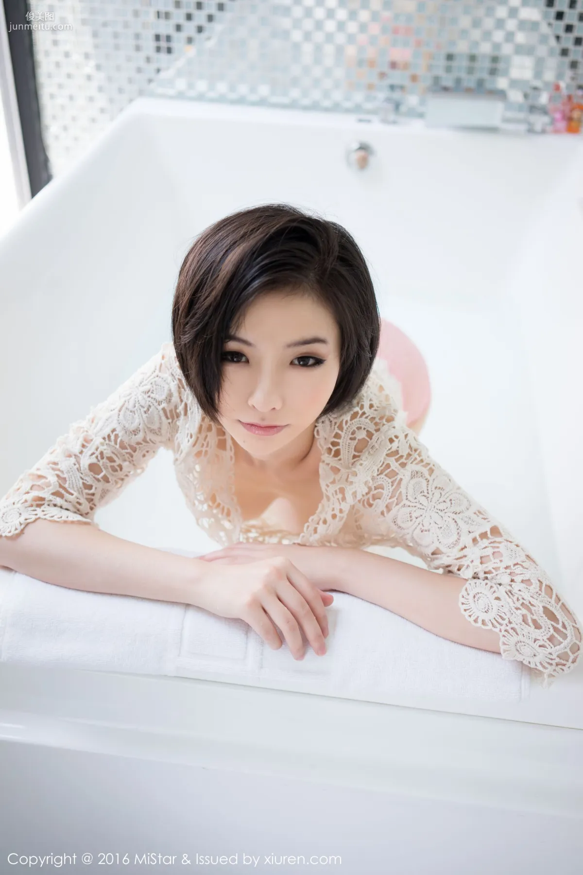 Jenny佳妮《擁有傲人巨乳的短發妹子》 [魅妍社MiStar] Vol.077 寫真集 57