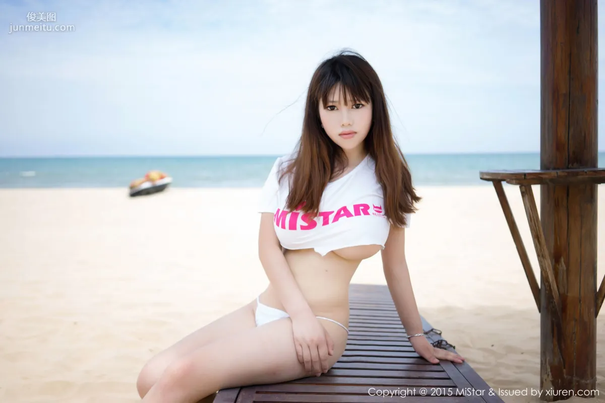 瑞莎Trista《透視蕾絲+T恤濕身》 [魅妍社MiStar] Vol.024 寫真集 57