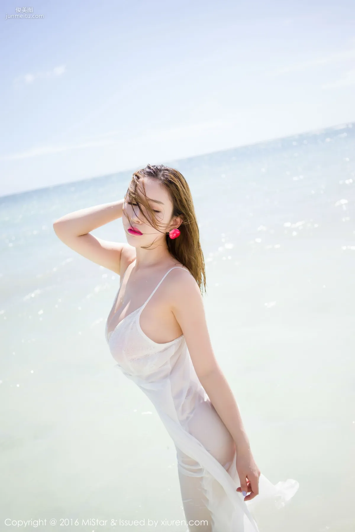 于姬Una《海灘長裙+死庫水》 [魅妍社MiStar] Vol.056 寫真集 10