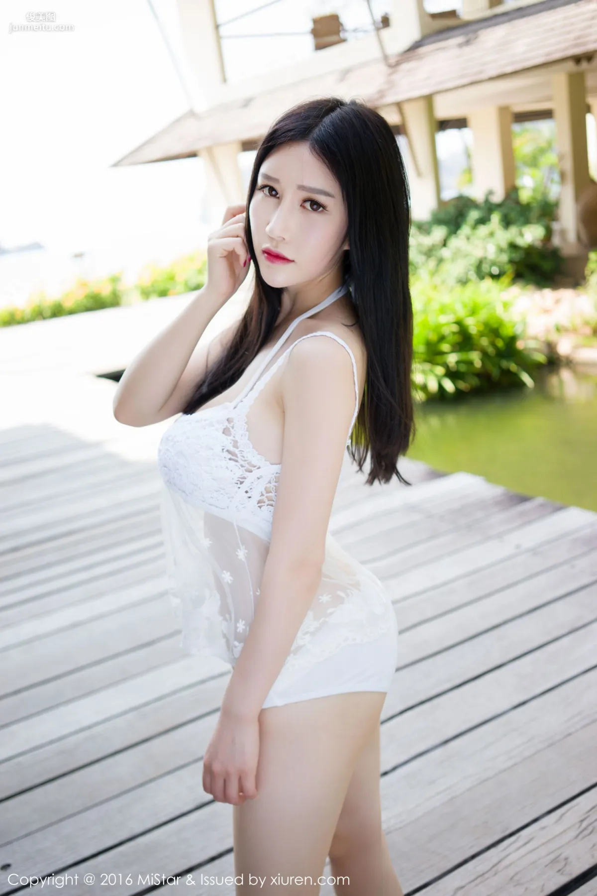 于姬Una《蘭卡威旅拍》蕾絲女神 [魅妍社MiStar] Vol.074 寫真集 15