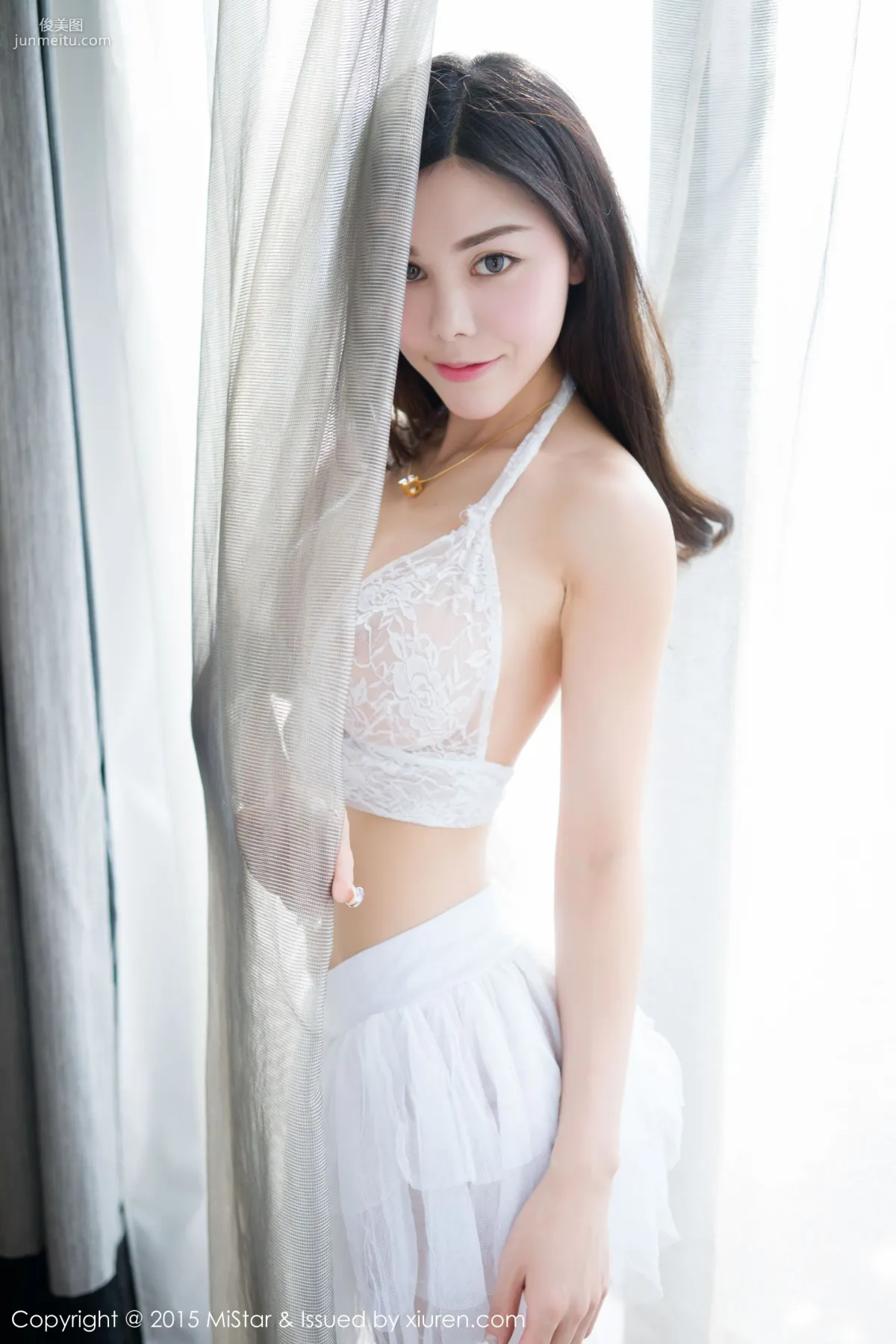 沈佳熹《蕾絲婚紗+透視針織衫》 [魅妍社MiStar] Vol.048 寫真集 7