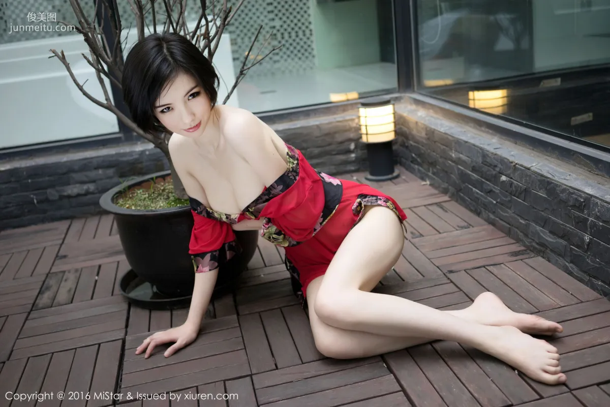 Jenny佳妮《擁有傲人巨乳的短發妹子》 [魅妍社MiStar] Vol.077 寫真集 13