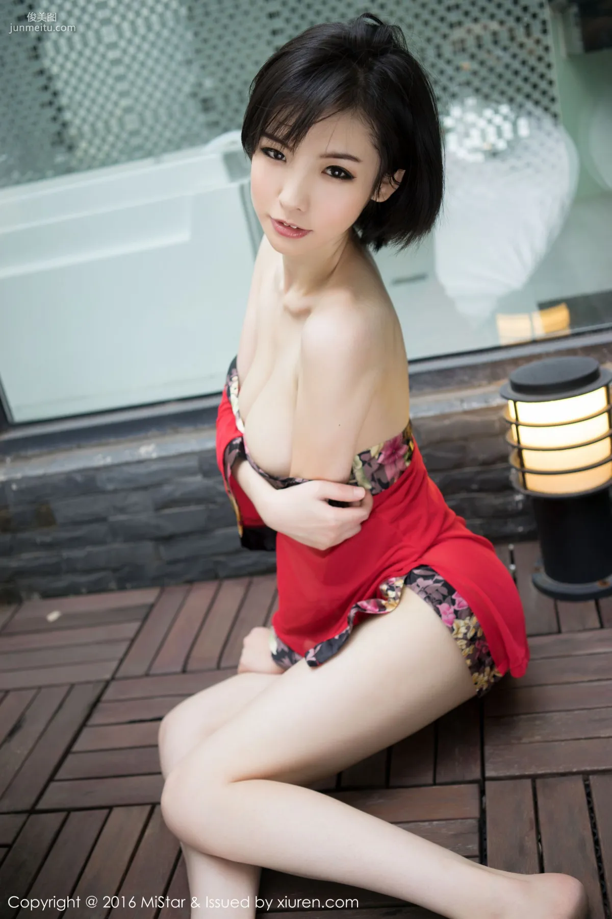 Jenny佳妮《擁有傲人巨乳的短發妹子》 [魅妍社MiStar] Vol.077 寫真集 8