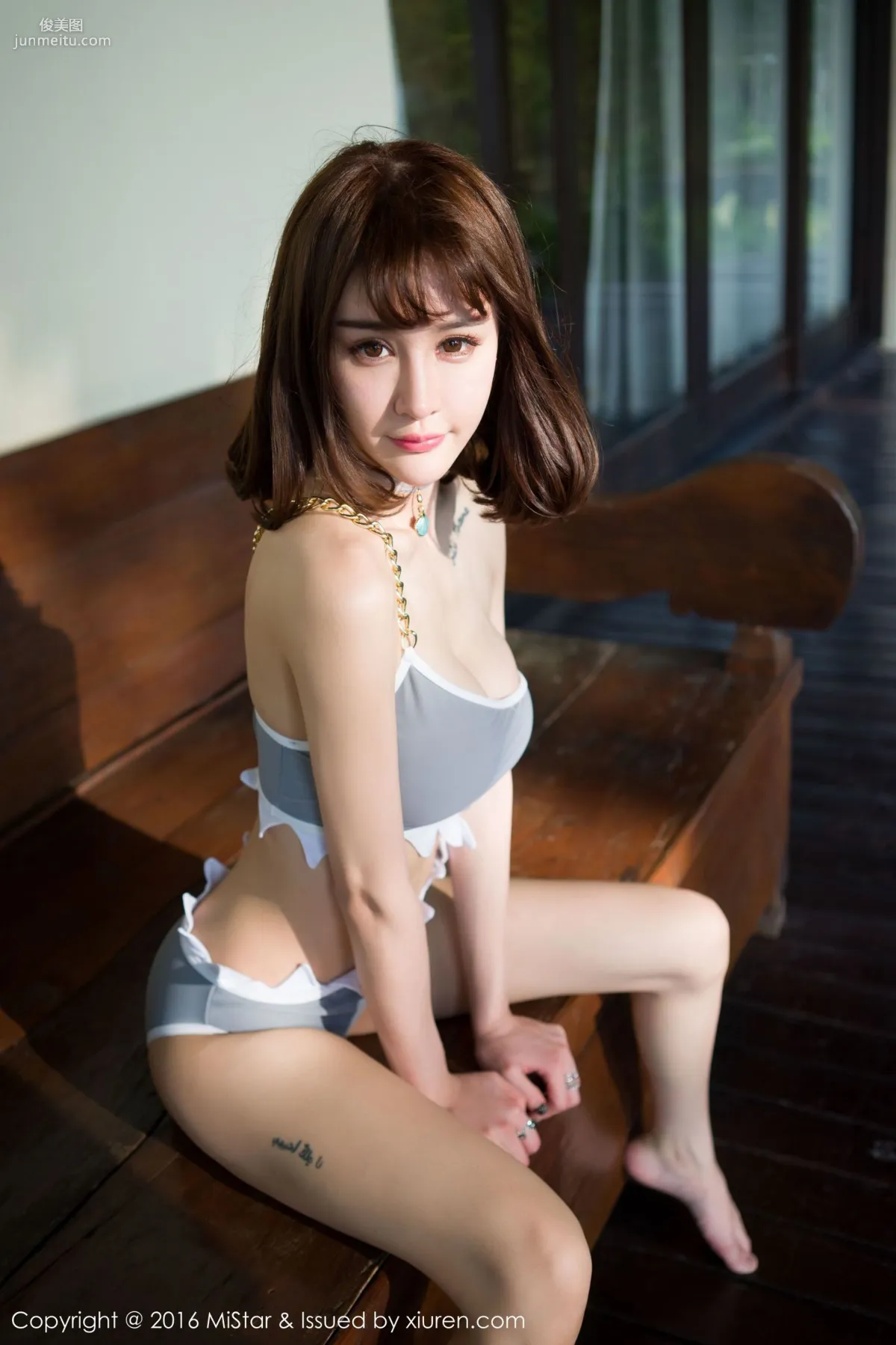 Cheryl青樹《蘭卡威旅拍》比基尼+校服 [魅妍社MiStar] Vol.076 寫真集 1