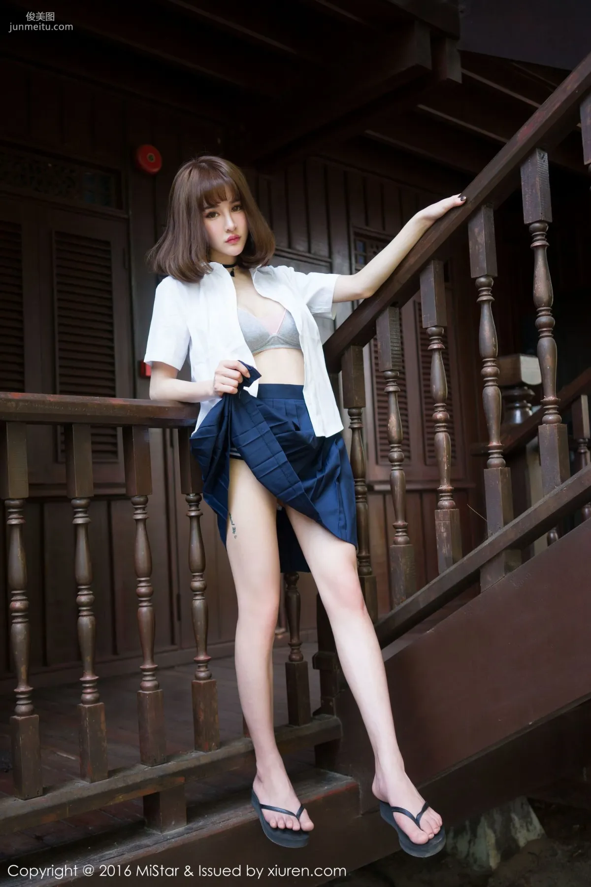 Cheryl青樹《蘭卡威旅拍》比基尼+校服 [魅妍社MiStar] Vol.076 寫真集 32