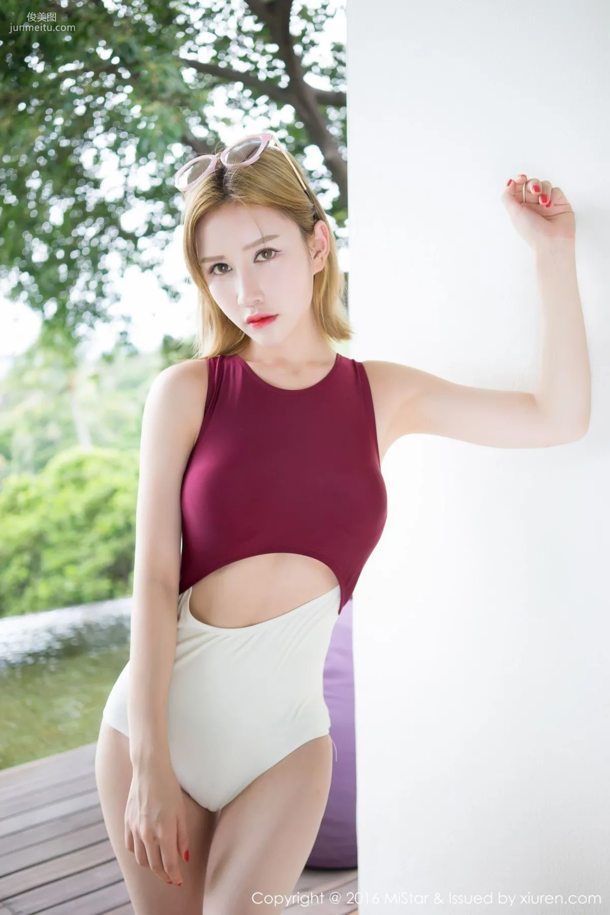 于姬Una《2套長裙+2套泳裝》 [魅妍社MiStar] Vol.117 寫真集 33
