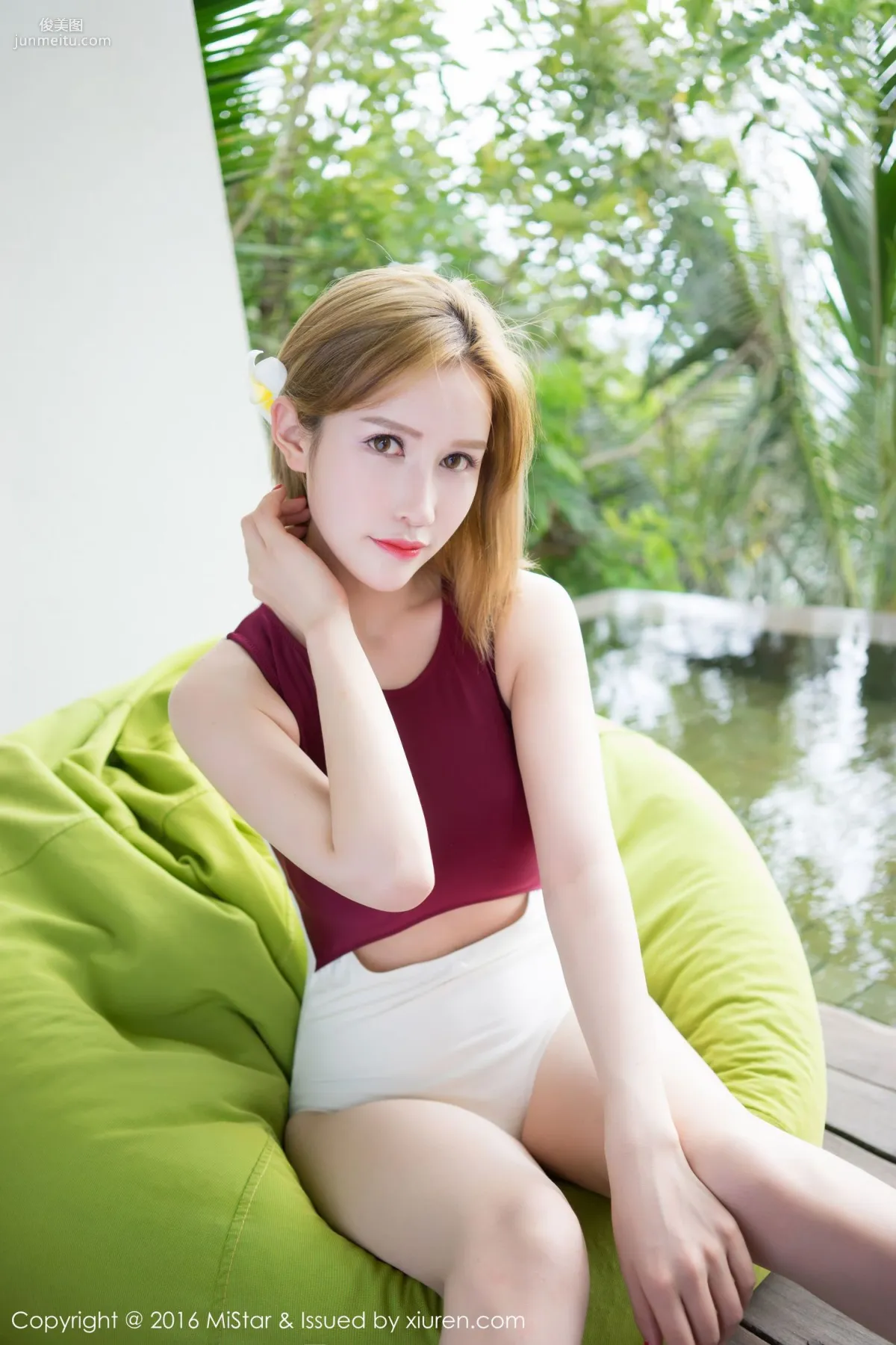于姬Una《2套長裙+2套泳裝》 [魅妍社MiStar] Vol.117 寫真集 49