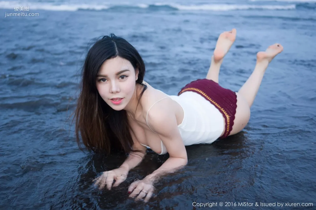 沈佳熹《海邊小背心+比基尼》 [魅妍社MiStar] Vol.125 寫真集 31