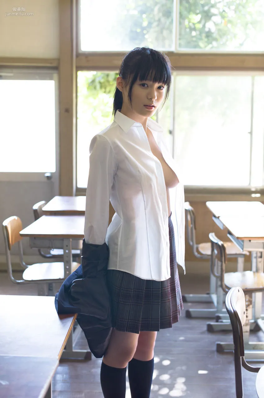 星名美津紀《美少女の制服の中》 [WPB-net] No.151 寫真集 123