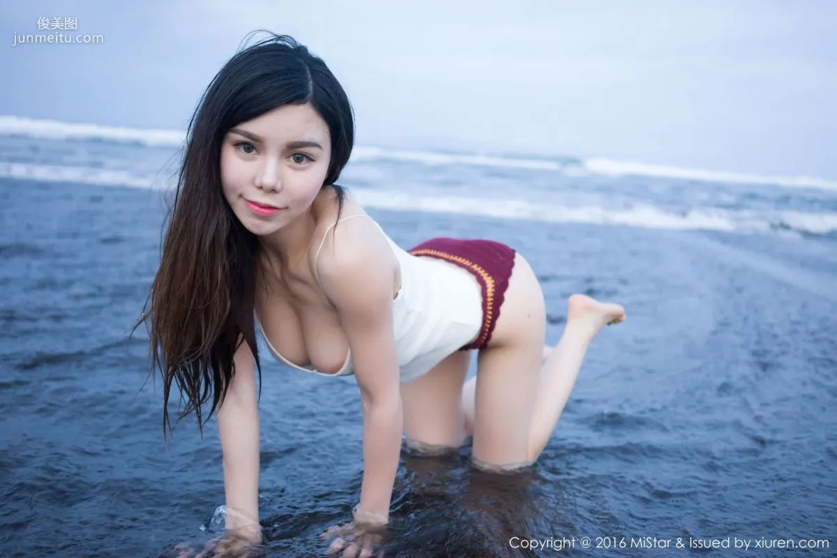 沈佳熹《海邊小背心+比基尼》 [魅妍社MiStar] Vol.125 寫真集 35
