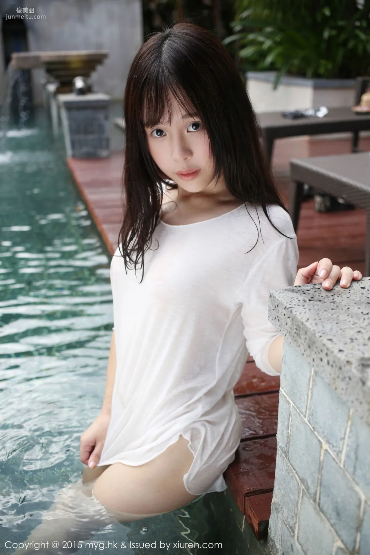 Evelyn艾莉《泳池濕身》 [美媛館MyGirl] Vol.180 寫真集 9