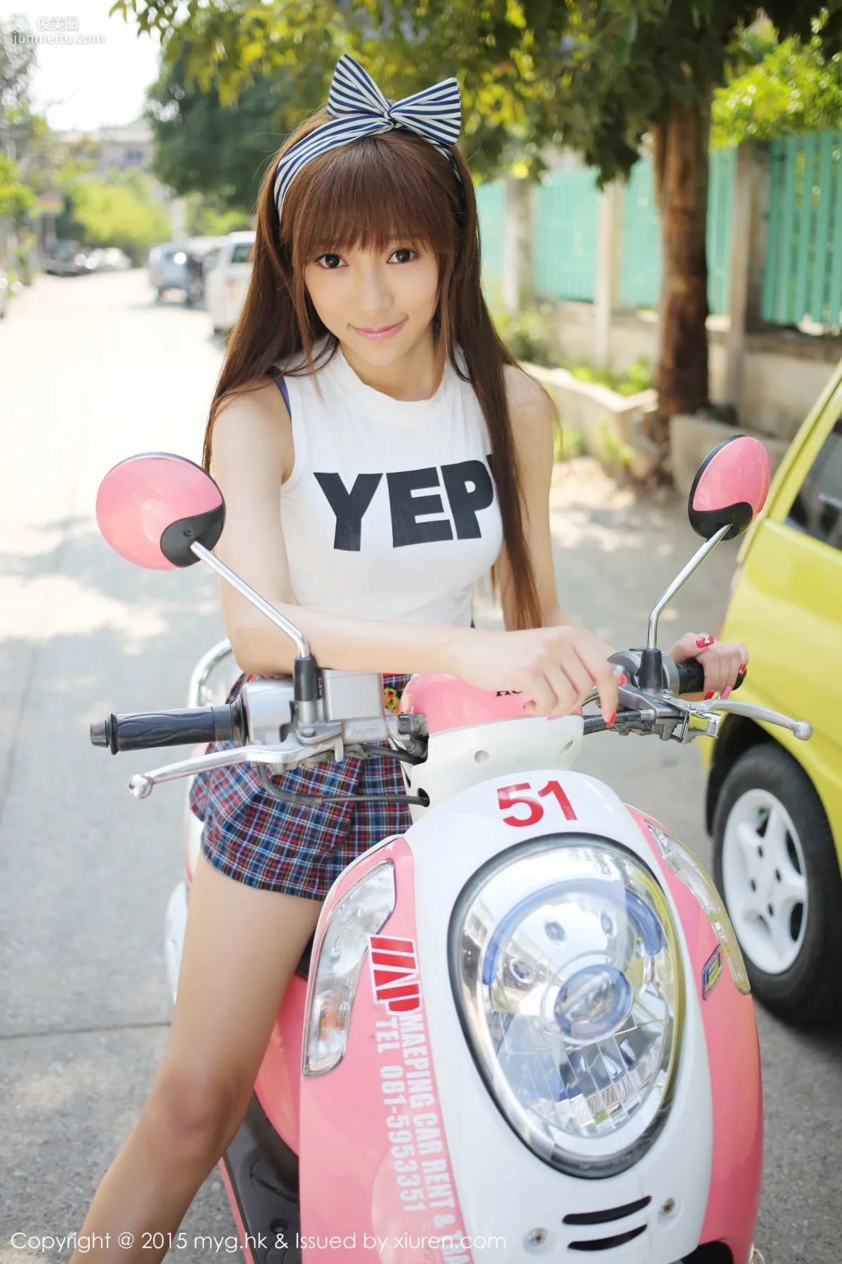 王馨瑤yanni《街拍極品校服少女》 [美媛館MyGirl] Vol.103 寫真集 42