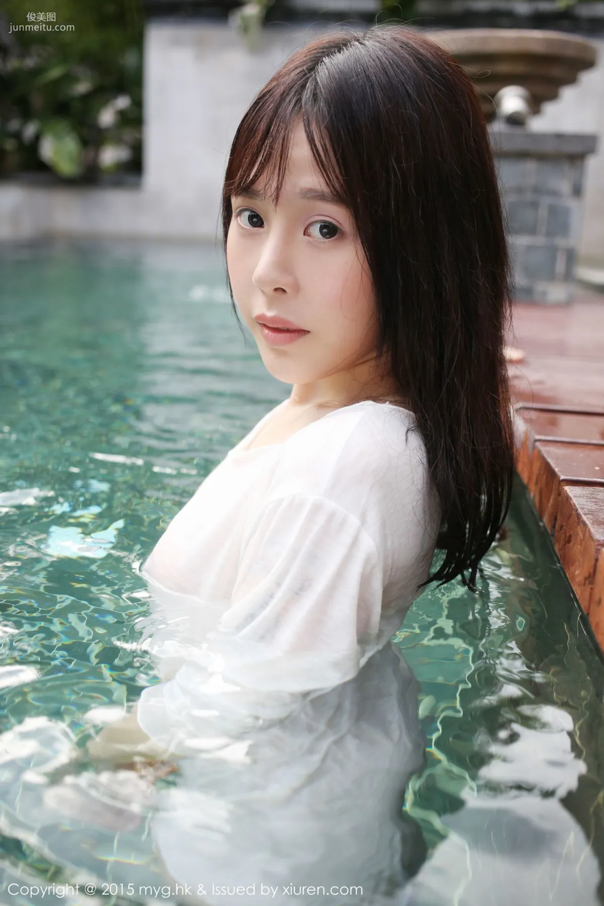 Evelyn艾莉《泳池濕身》 [美媛館MyGirl] Vol.180 寫真集 15