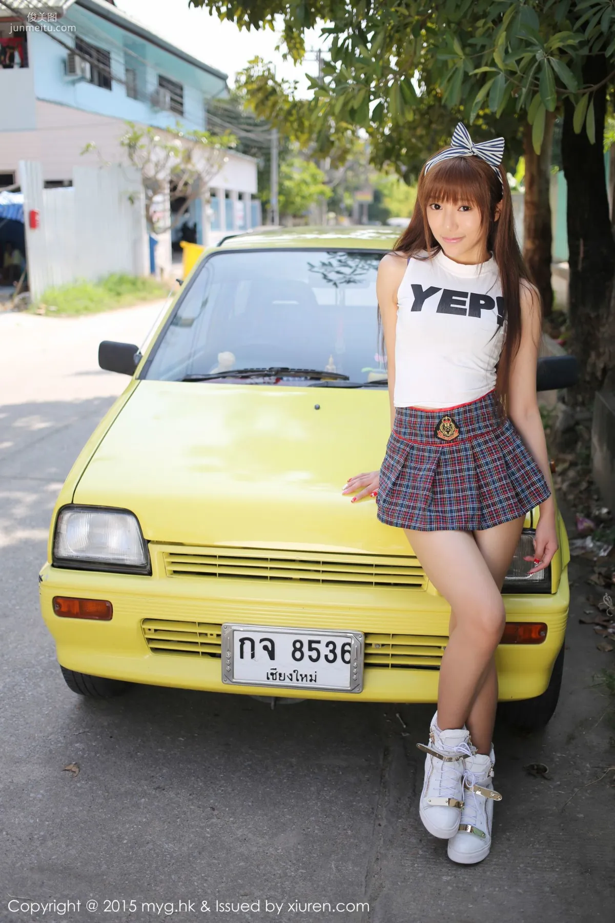 王馨瑤yanni《街拍極品校服少女》 [美媛館MyGirl] Vol.103 寫真集 43