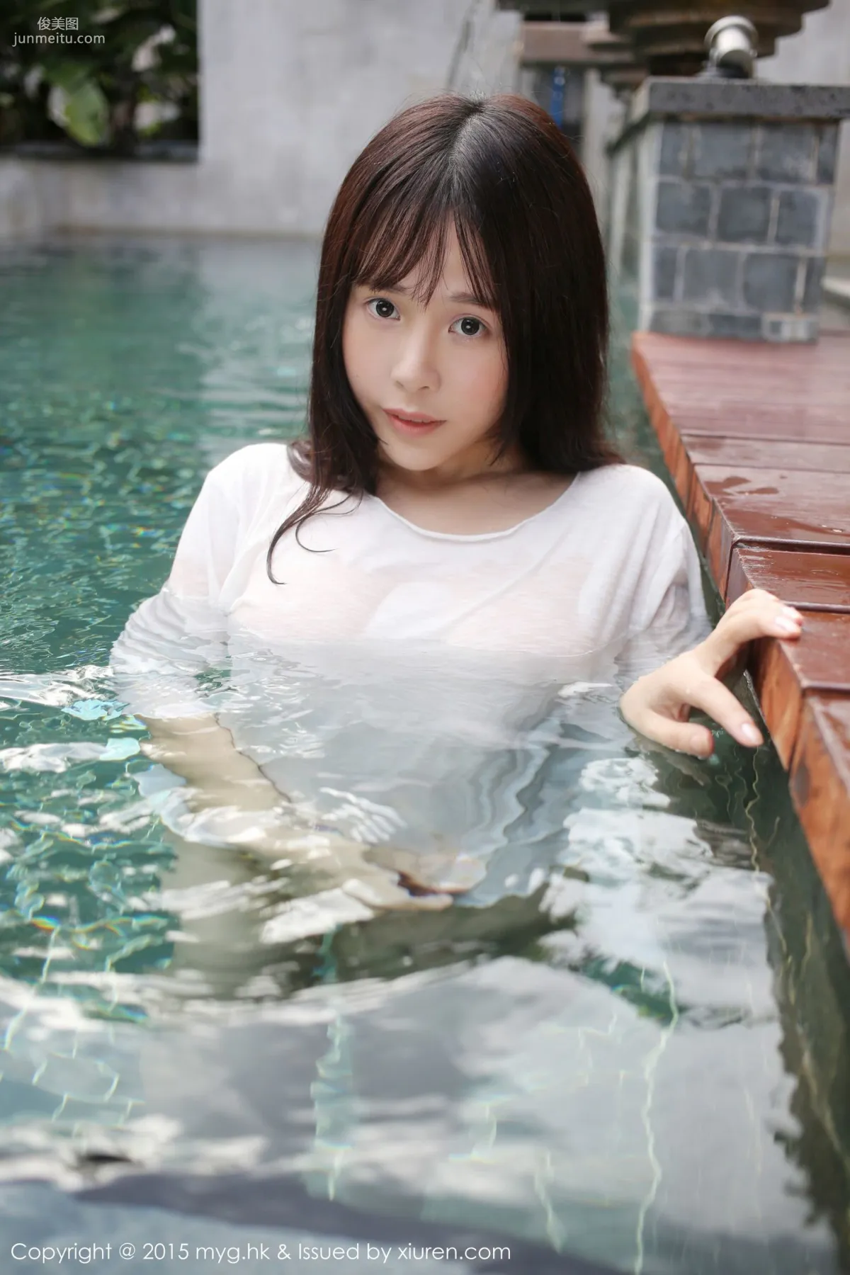 Evelyn艾莉《泳池濕身》 [美媛館MyGirl] Vol.180 寫真集 19