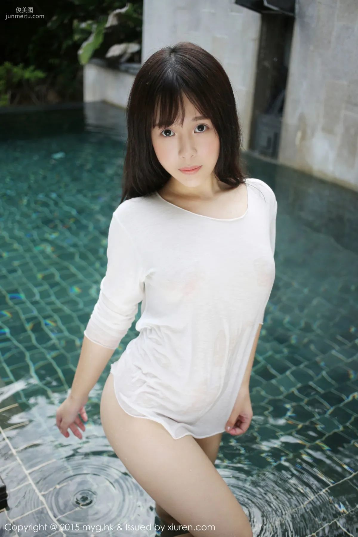 Evelyn艾莉《泳池濕身》 [美媛館MyGirl] Vol.180 寫真集 2