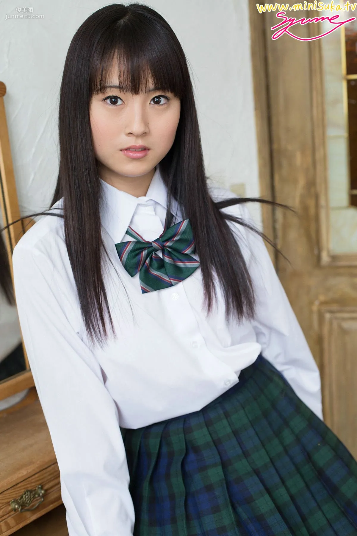 新莊夢 Yume Shinjo 現役女子高生 [Minisuka.tv] 寫真集 38
