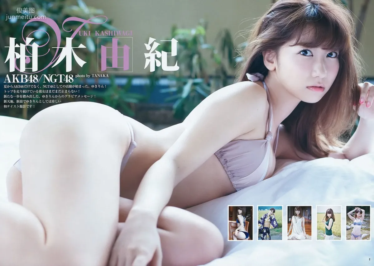 柏木由紀 山下エミリー [Weekly Young Jump] 2015年No.46 寫真雜志 3