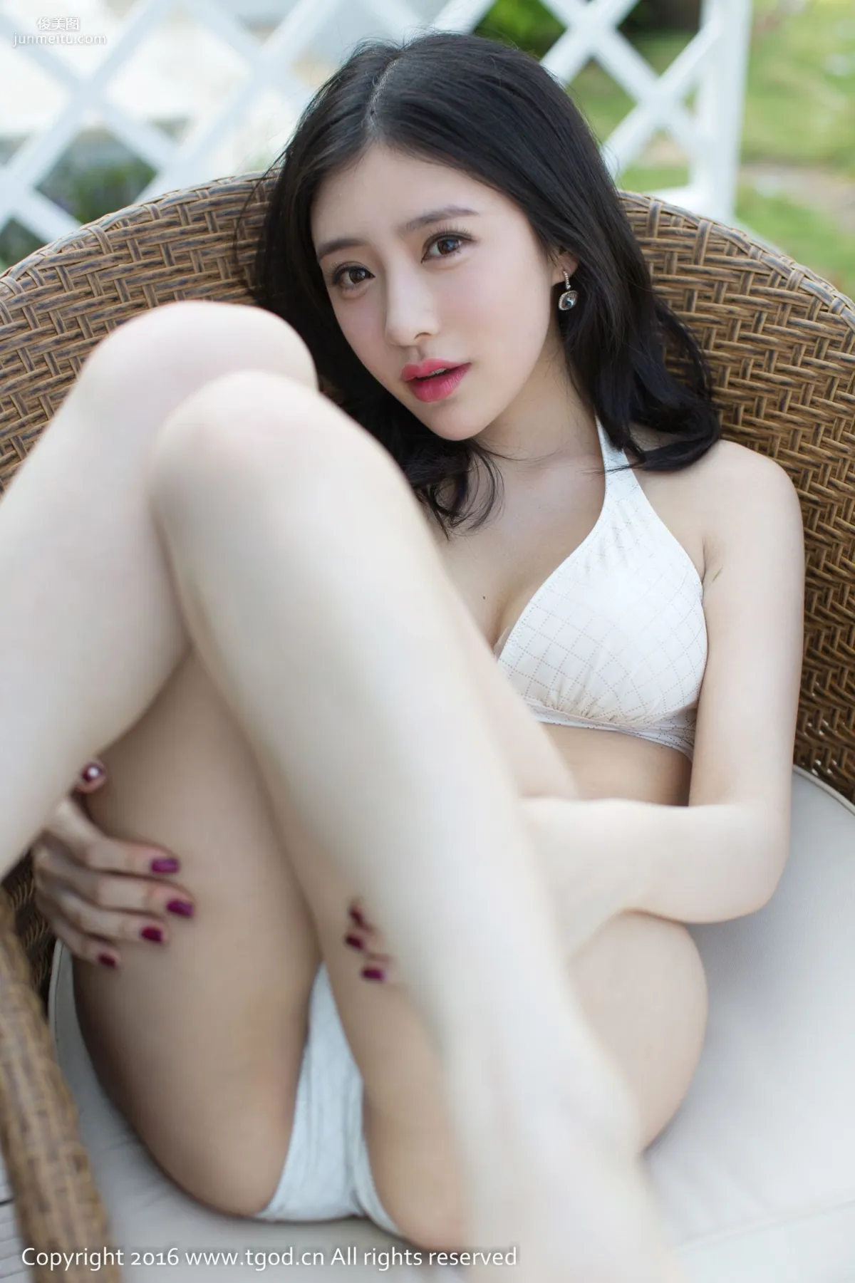 施憶佳Kitty醬《秀色可餐美若霜》 [推女神TGOD] 寫真集 39