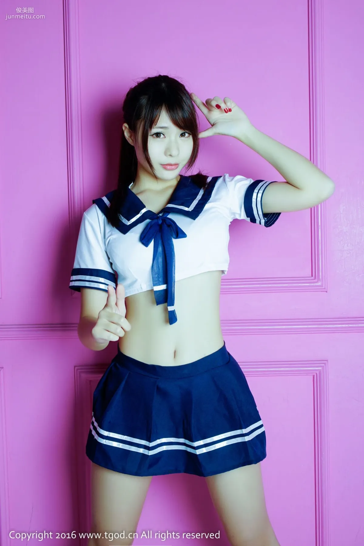 哈尼HaaNi《童顔巨乳小太妹》 [推女神TGOD] 寫真集 32