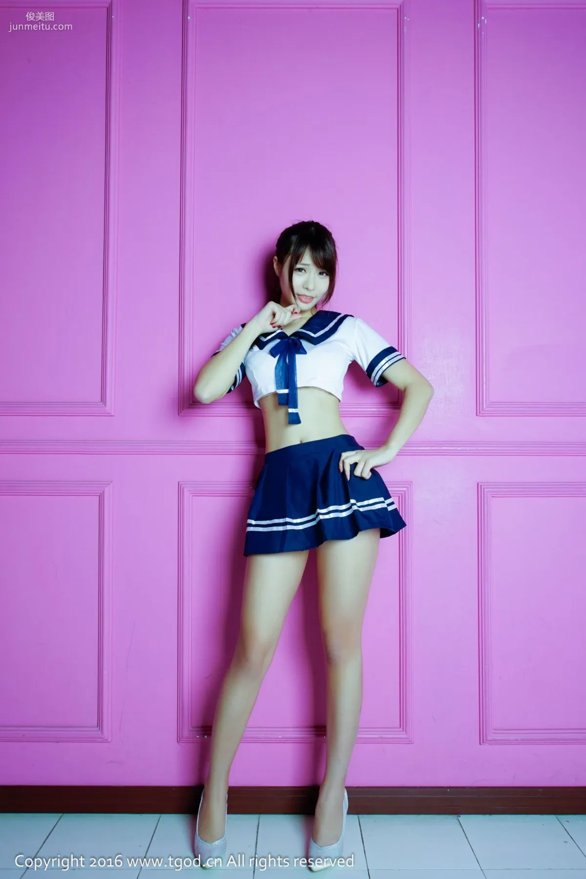 哈尼HaaNi《童顔巨乳小太妹》 [推女神TGOD] 寫真集 34