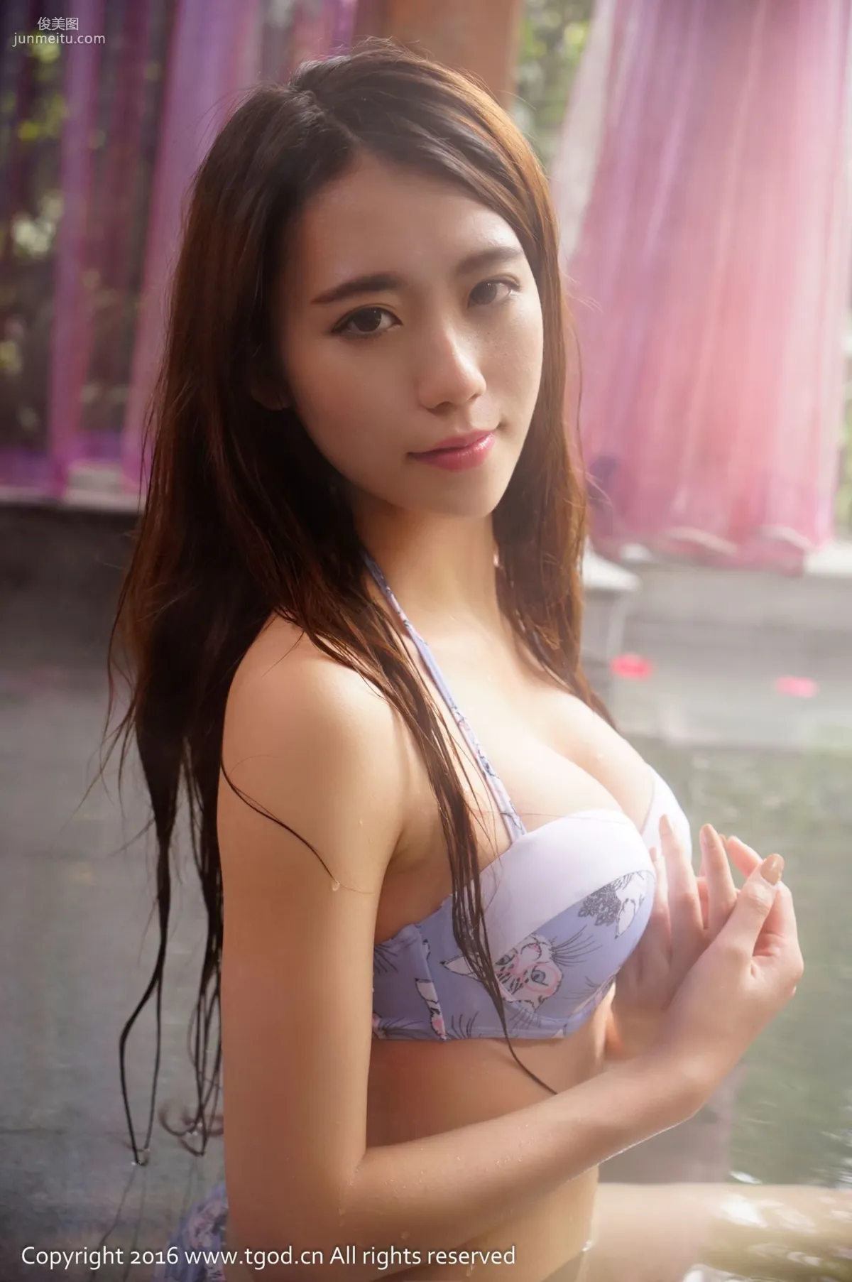 鄧雪Sweet《如癡如醉、那樣的清純、那樣的的深情》 [推女神TGOD] 寫真集 27