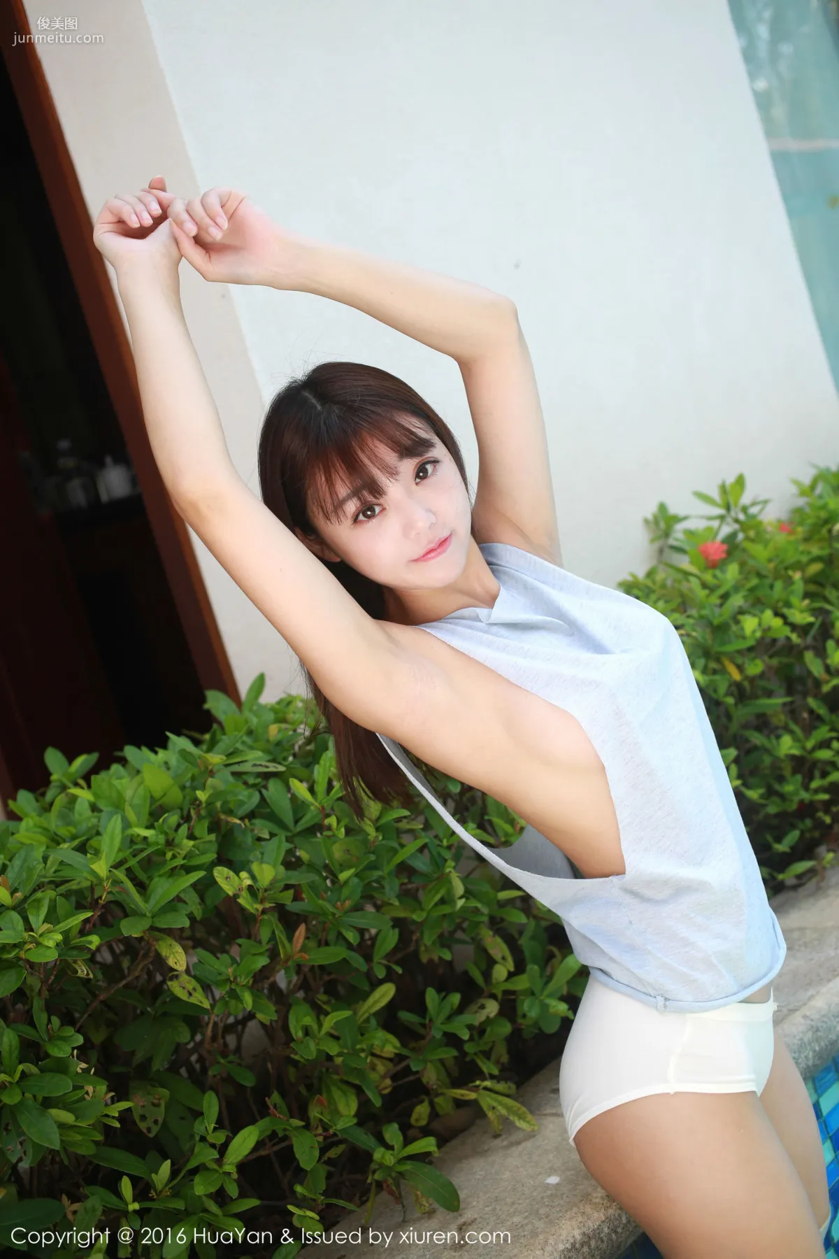 佘貝拉bella《三亞旅拍第2套》 [花の顔HuaYan] VOL.013 寫真集 40