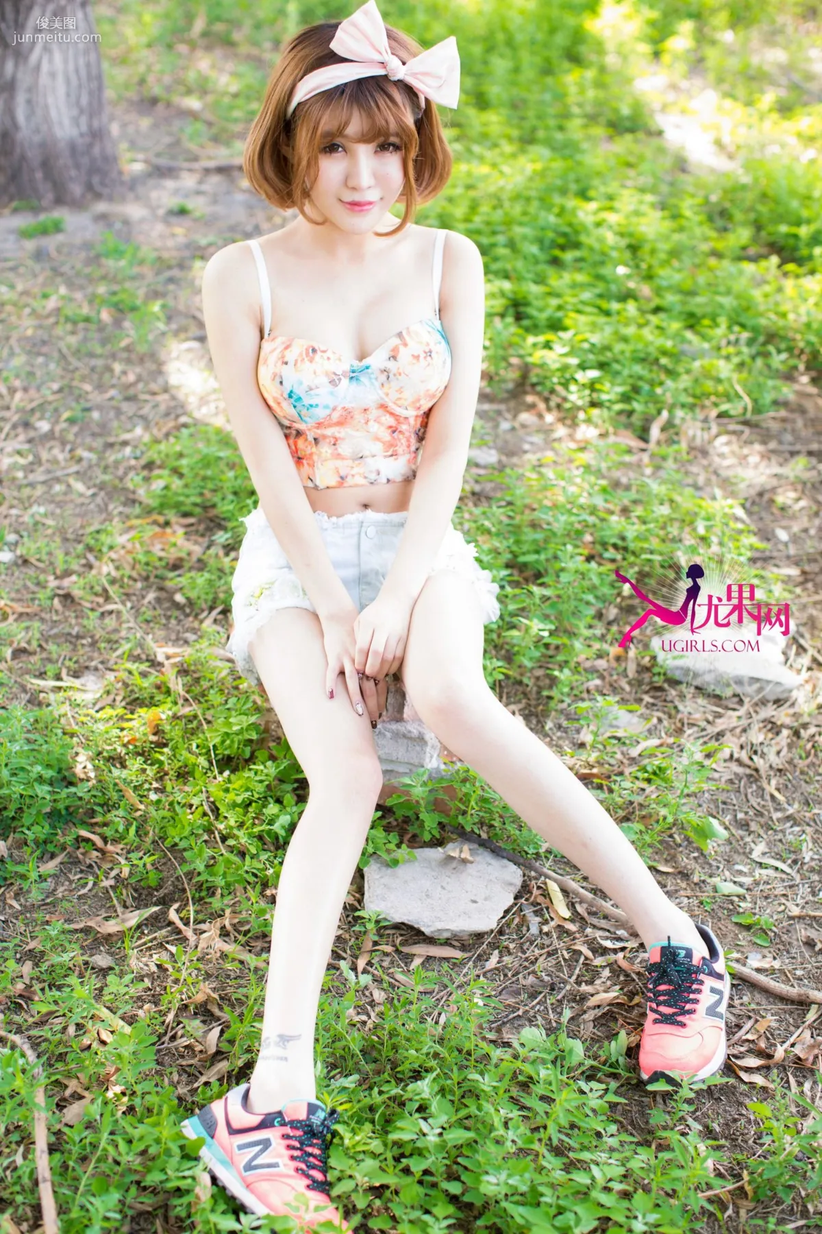 Alin《陽光邊緣 明媚笑臉》寫真集 [尤果網Ugirls] U100 16