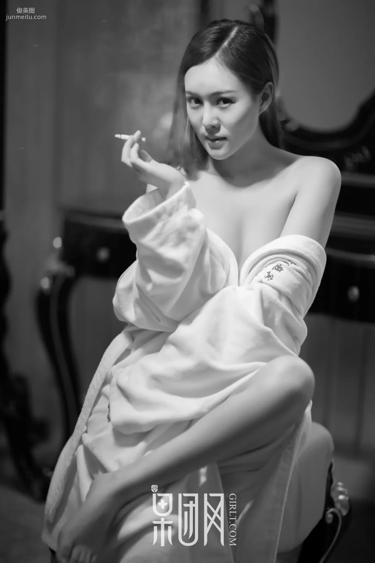 紋身女浴室濕身玩泡泡 [果團網Girlt] No.059 寫真集 57