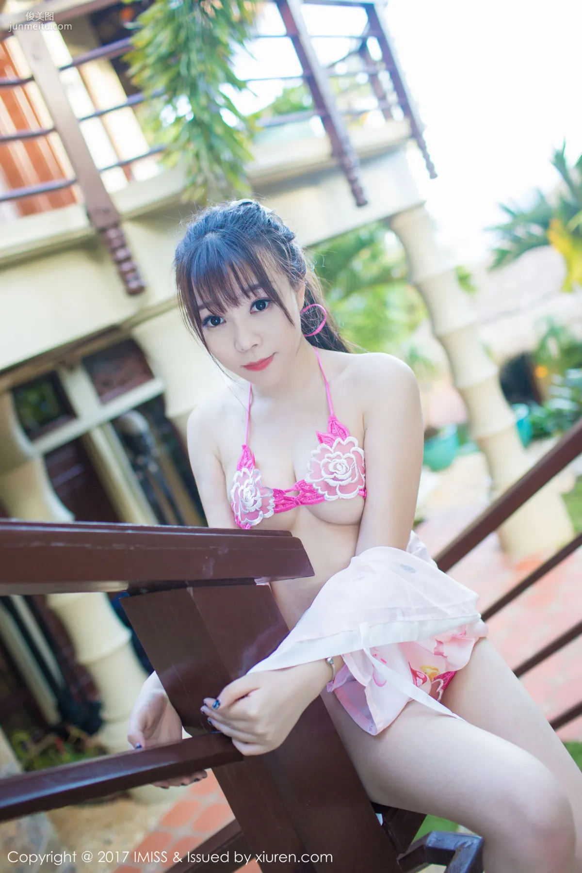 芝芝Booty《丁字褲美臀+粉嫩和服》 [愛蜜社IMISS] VOL.155 寫真集 49