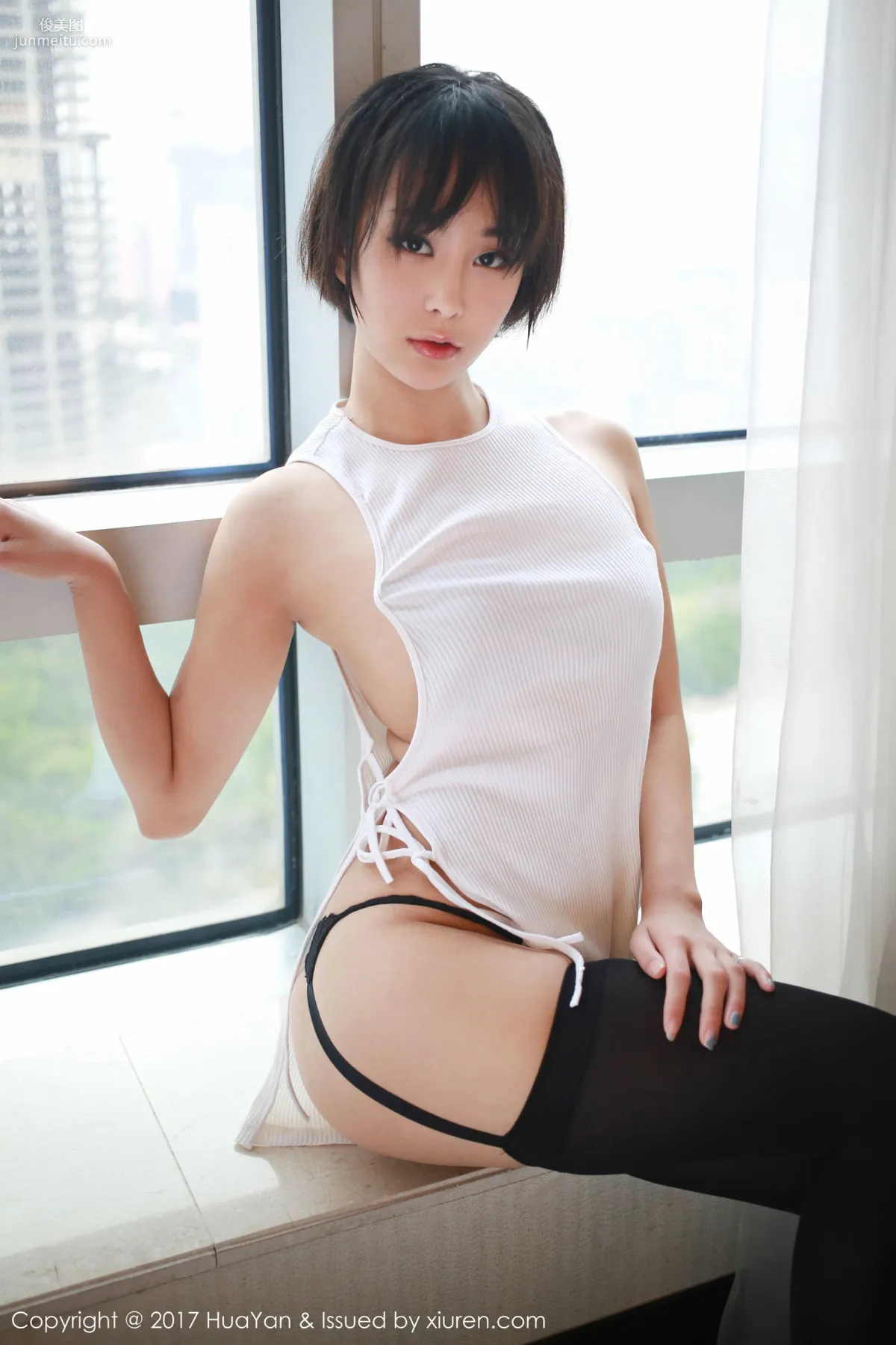 藝蕾《清爽短發美女》 [花の顔HuaYan] VOL.042 寫真集 27