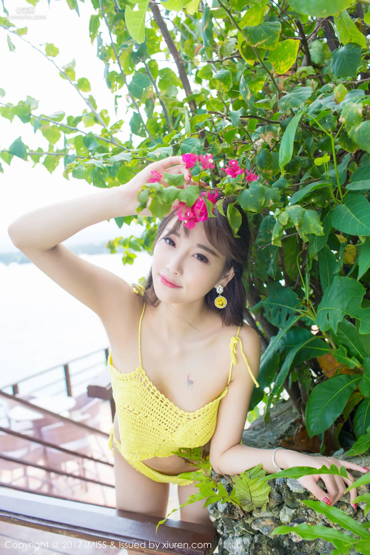 楊晨晨sugar《網格镂空内衣+DVA系列》 [愛蜜社IMISS] VOL.154 寫真集 17