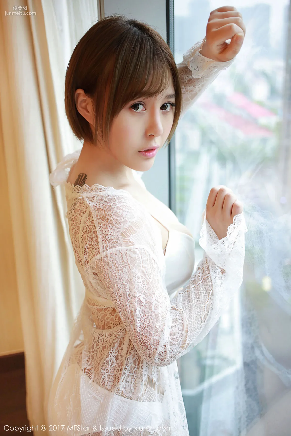 Evelyn艾莉《蕾絲半透内衣》 [模範學院MFStar] Vol.099 寫真集 4