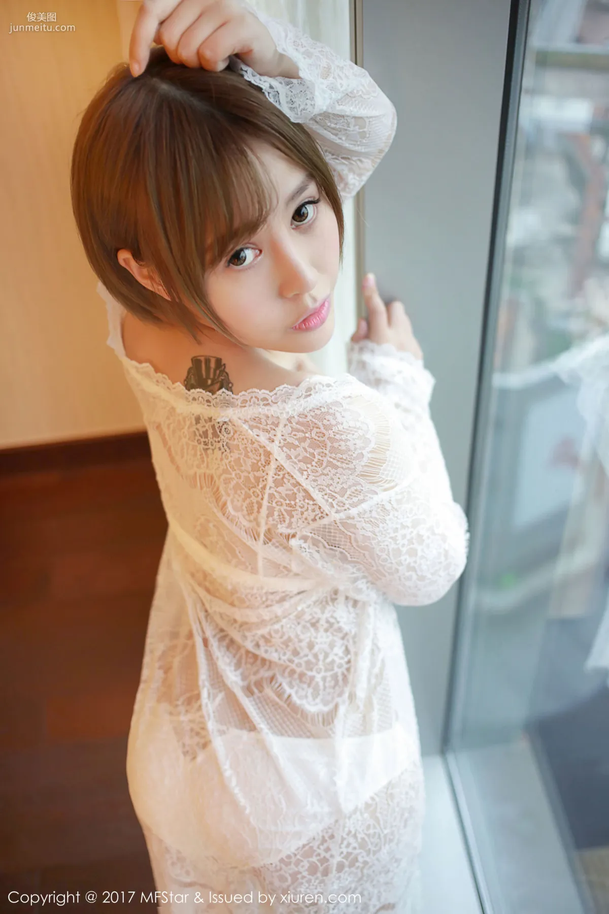 Evelyn艾莉《蕾絲半透内衣》 [模範學院MFStar] Vol.099 寫真集 13