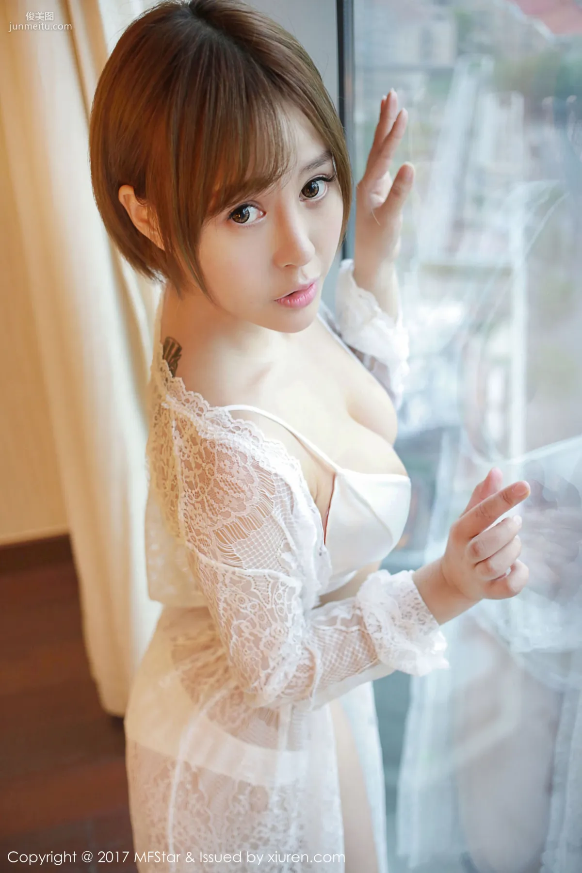 Evelyn艾莉《蕾絲半透内衣》 [模範學院MFStar] Vol.099 寫真集 14