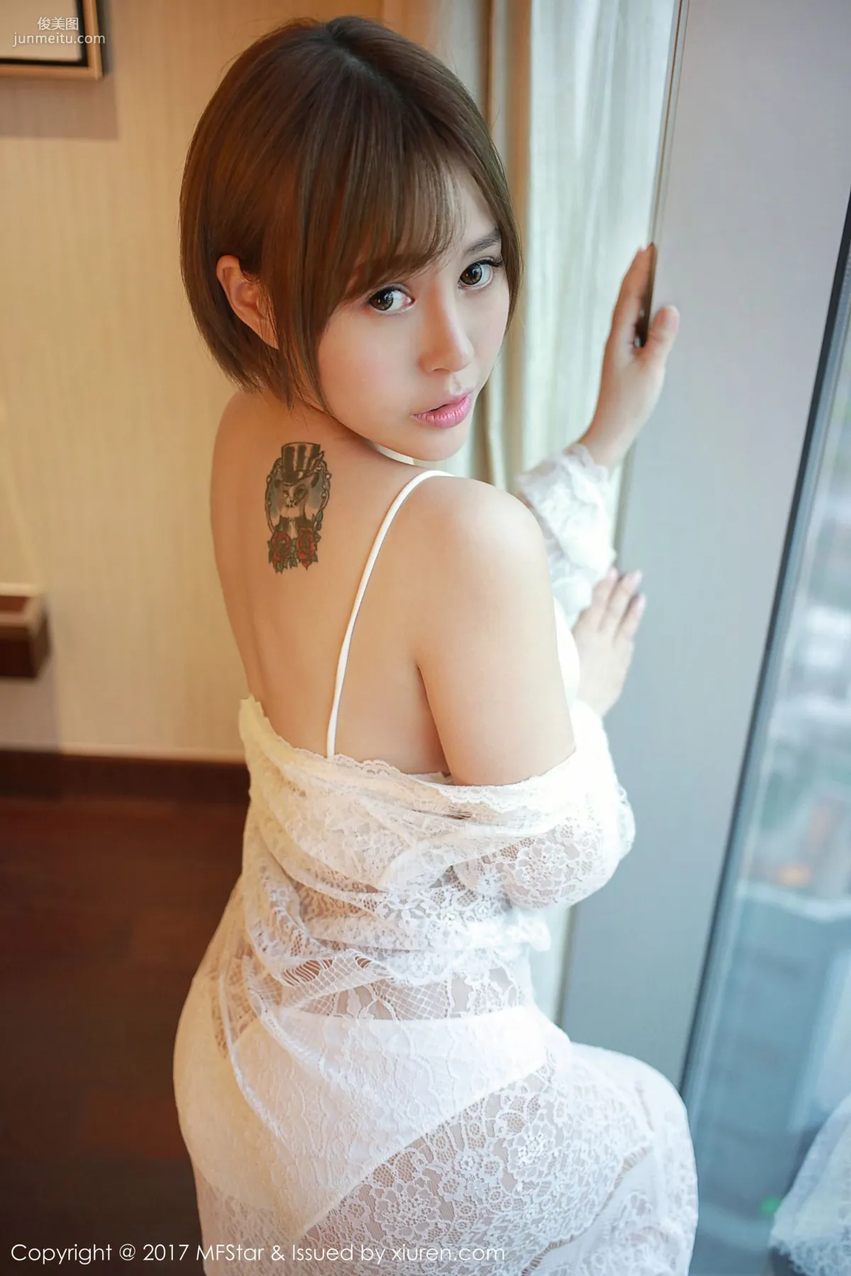 Evelyn艾莉《蕾絲半透内衣》 [模範學院MFStar] Vol.099 寫真集 15