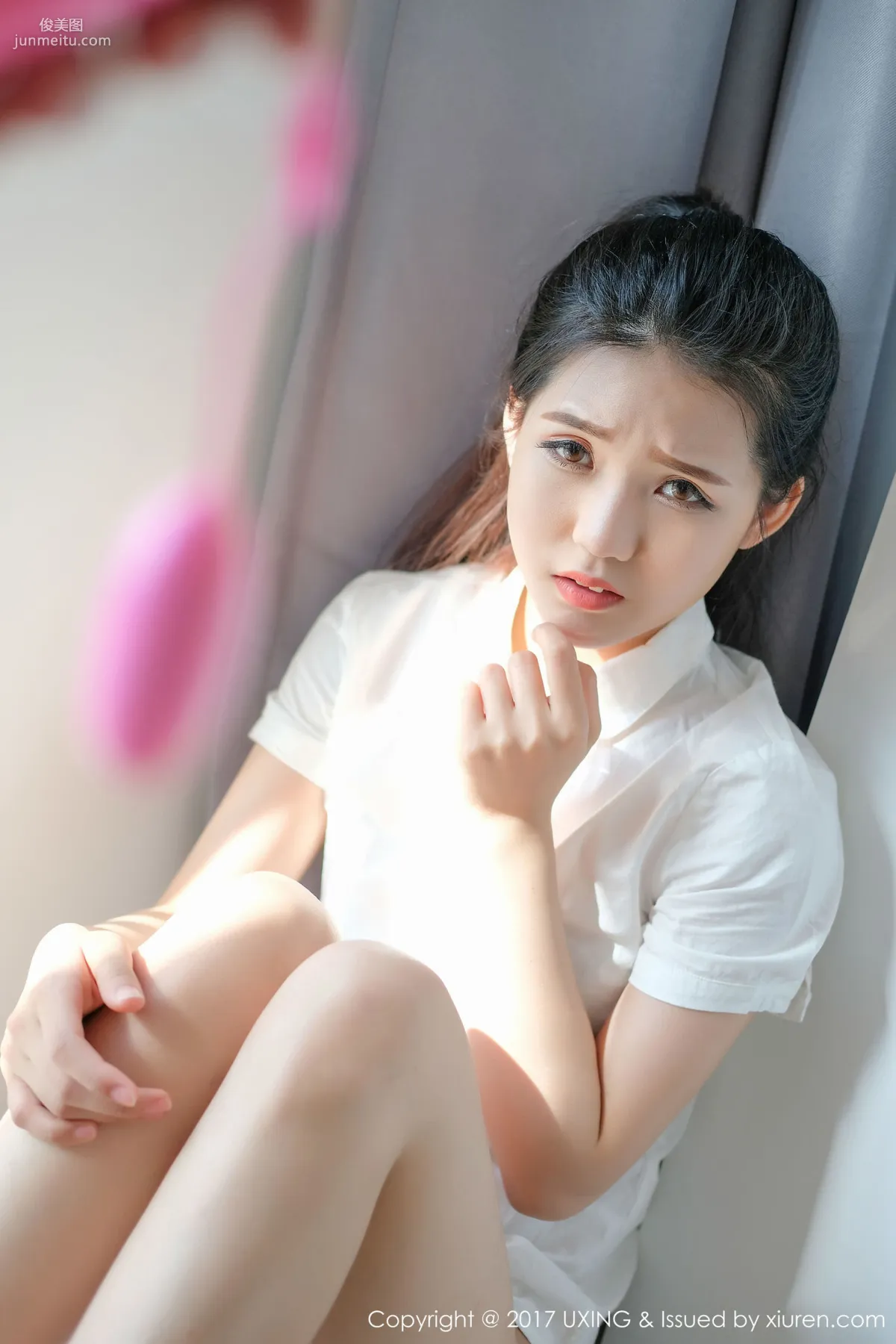 可愛的小葉子《校服軟妹》 [優星館UXING] VOL.056 寫真集 22