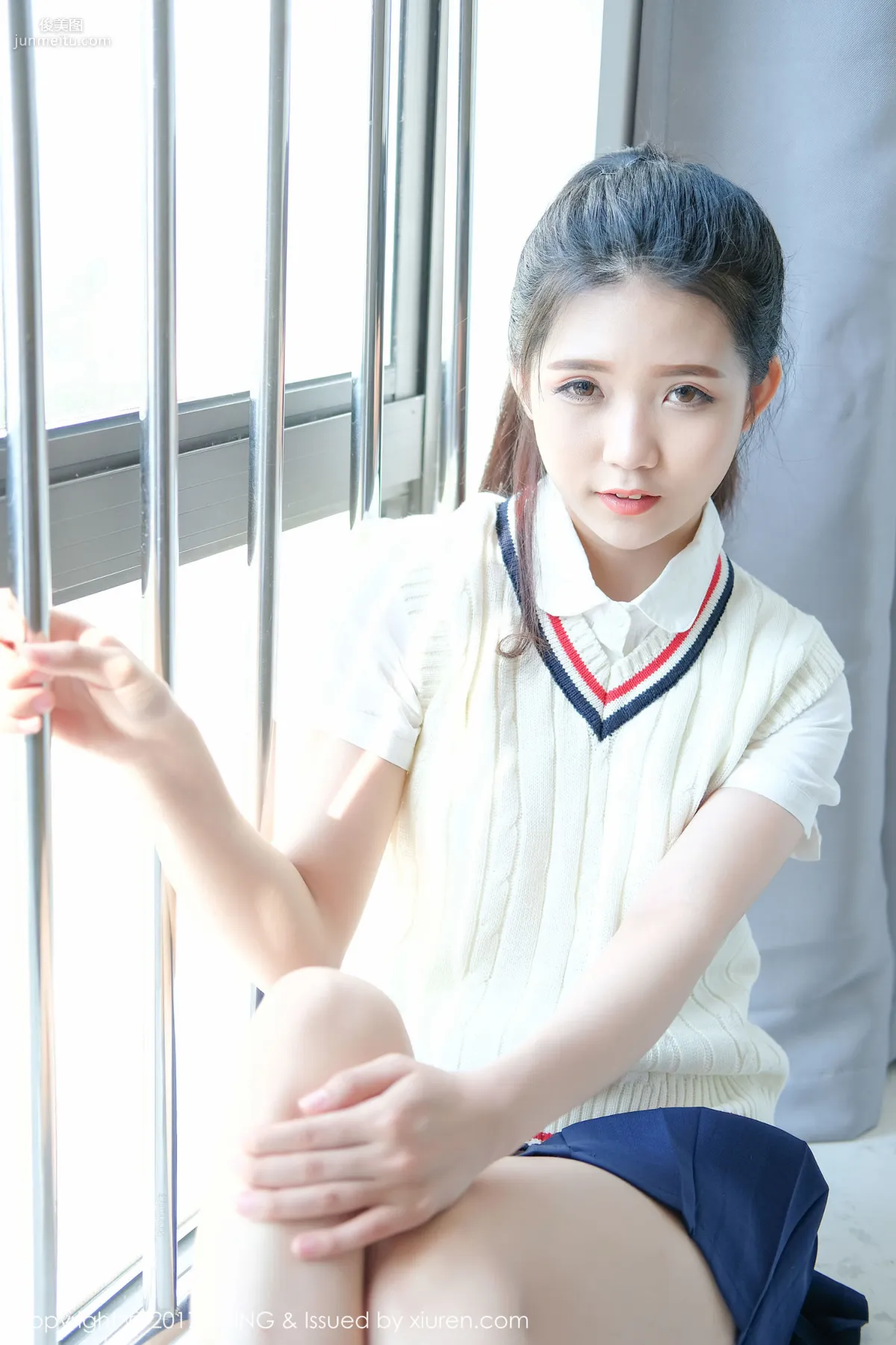 可愛的小葉子《校服軟妹》 [優星館UXING] VOL.056 寫真集 35