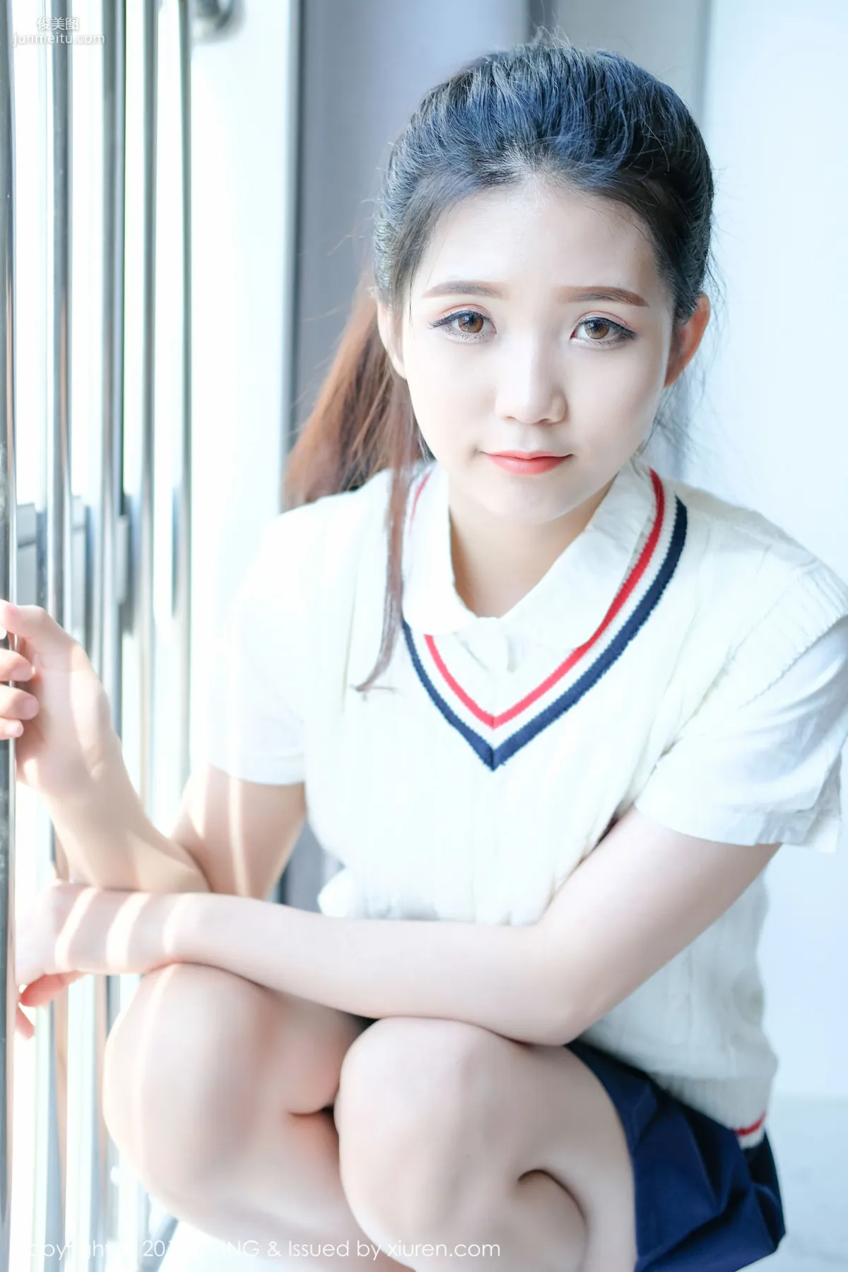 可愛的小葉子《校服軟妹》 [優星館UXING] VOL.056 寫真集 37