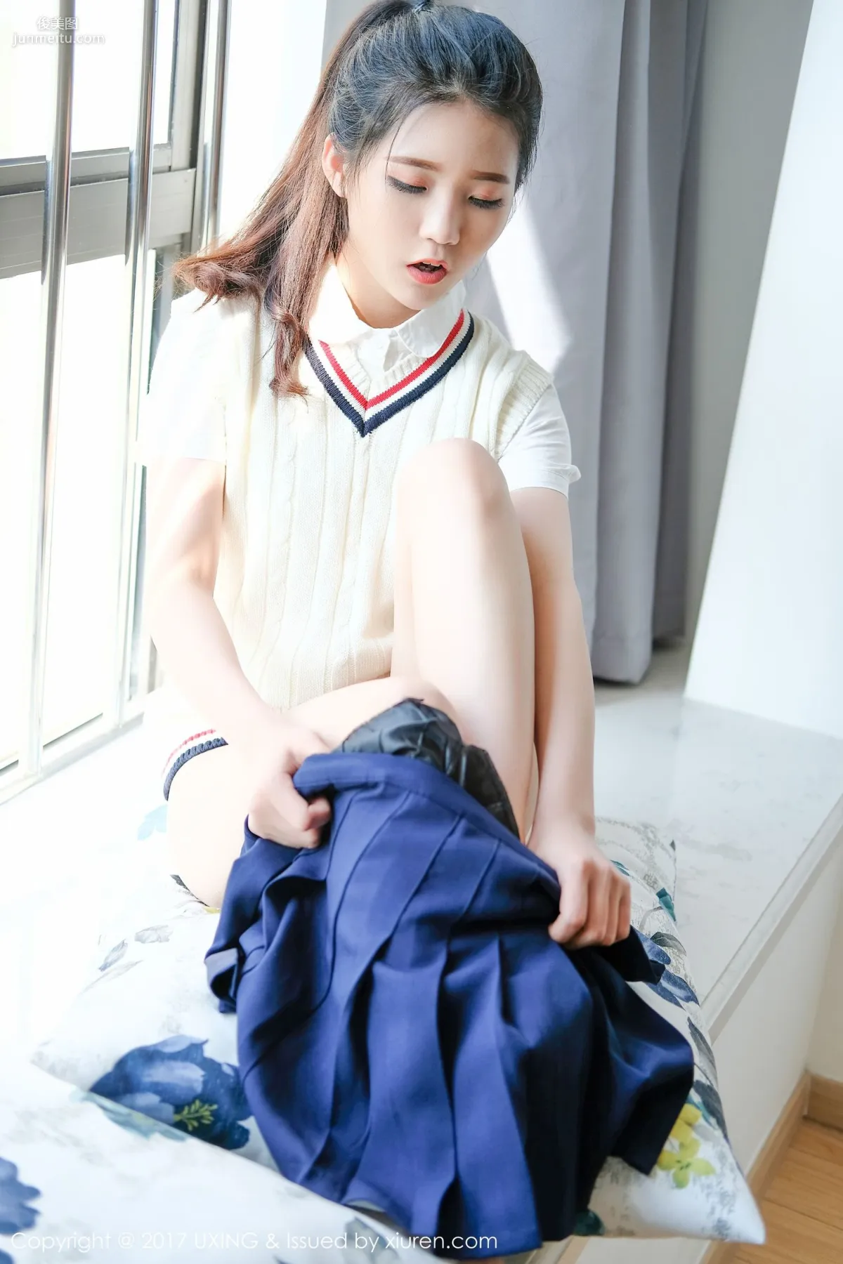 可愛的小葉子《校服軟妹》 [優星館UXING] VOL.056 寫真集 13