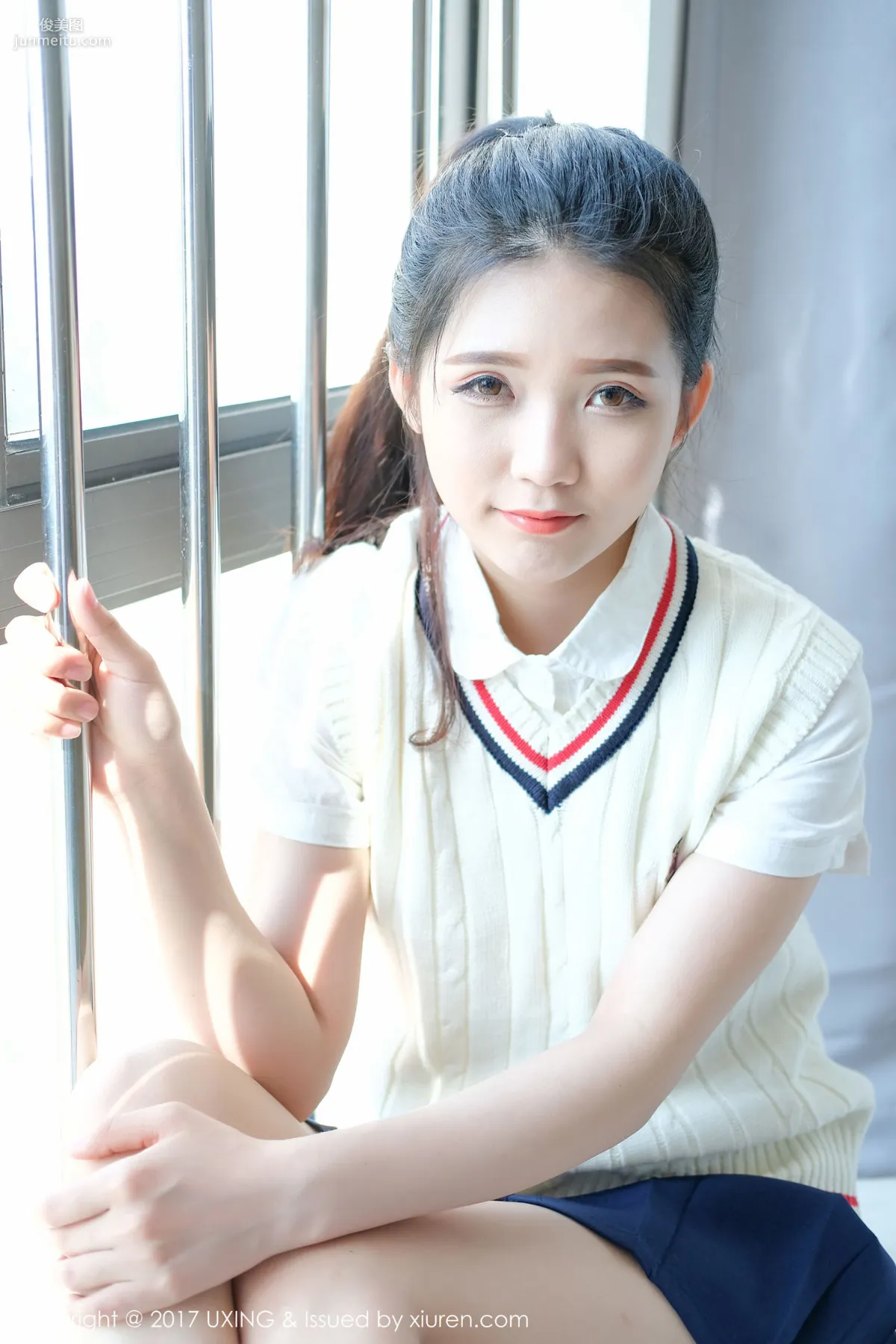 可愛的小葉子《校服軟妹》 [優星館UXING] VOL.056 寫真集 34